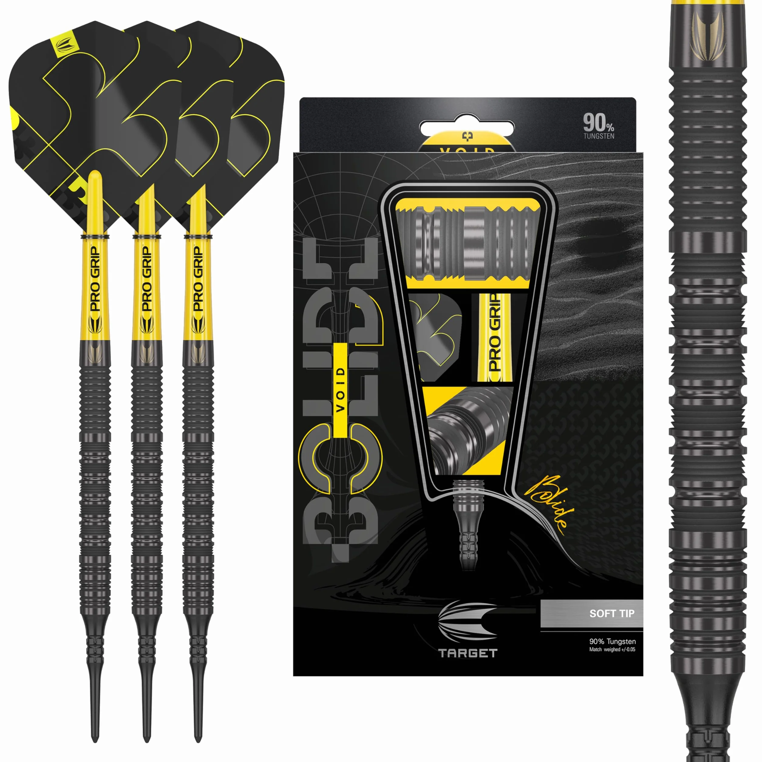 Lotki Soft Target Bolide Void 10 90% Tungsten Darts 21 Gram