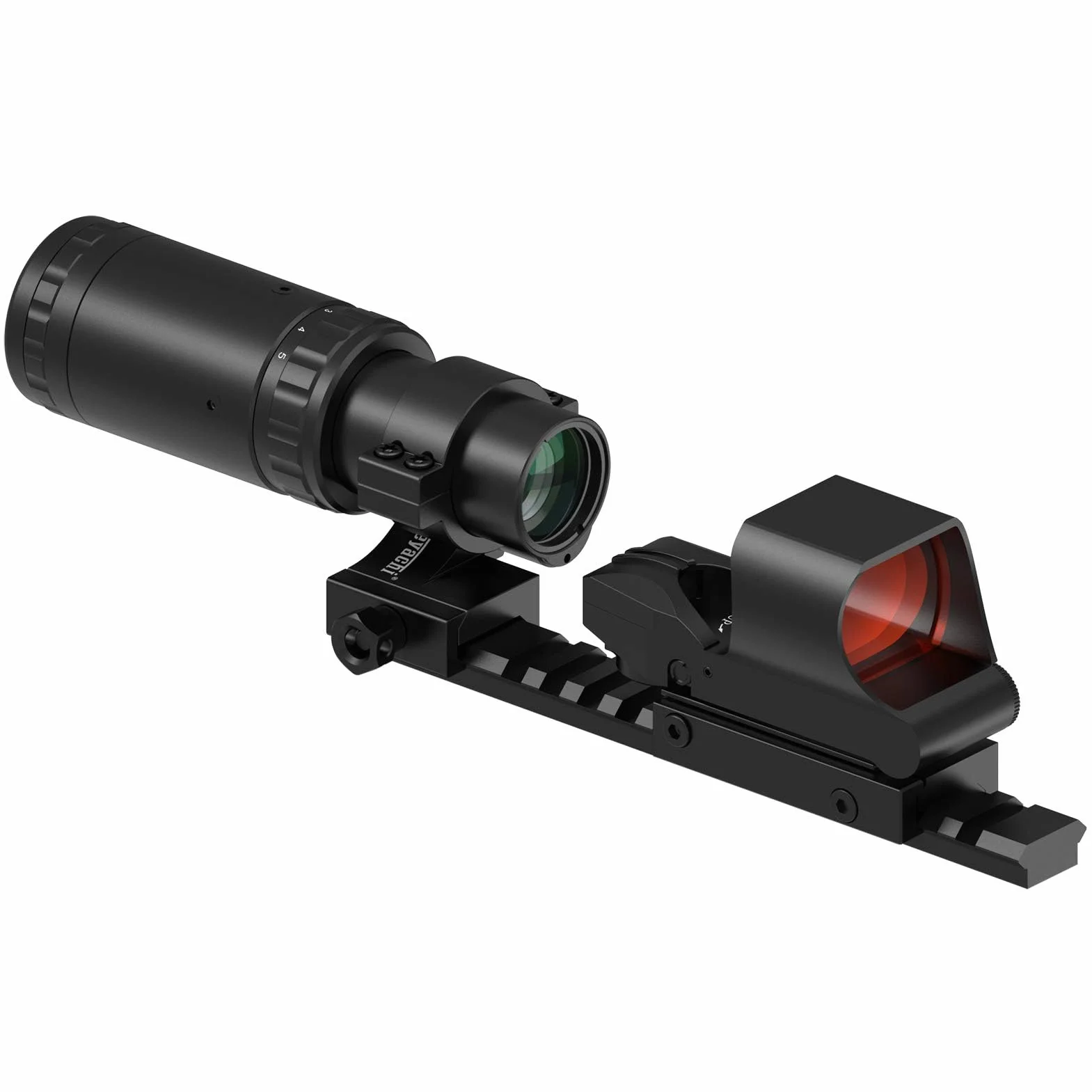 Feyachi M37 1.5X-5X Lupa z czerwoną kropką Celownik refleksyjny RS-30