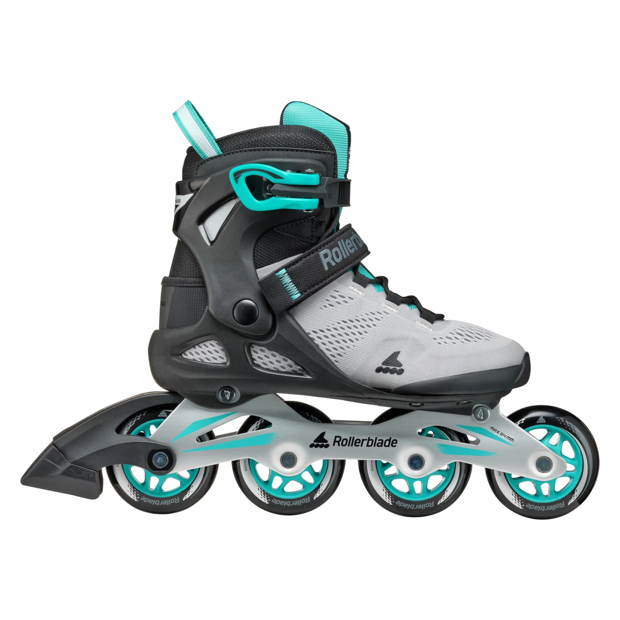 Rollerblade MACROBLADE 80 W damskie łyżworolki dla początkujących szare koralowe