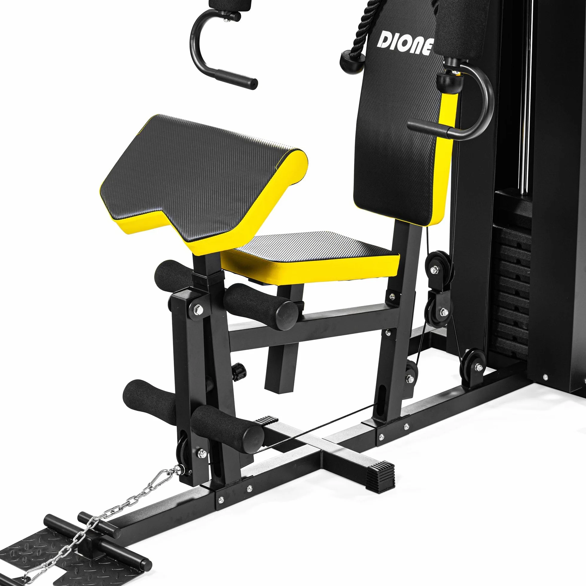 Dione HG3 - stacja fitness – Multi-Gym – stacja siłowa – z ciężarkiem 45 kg – możliwość rozszerzenia do 100 kg – Homegym