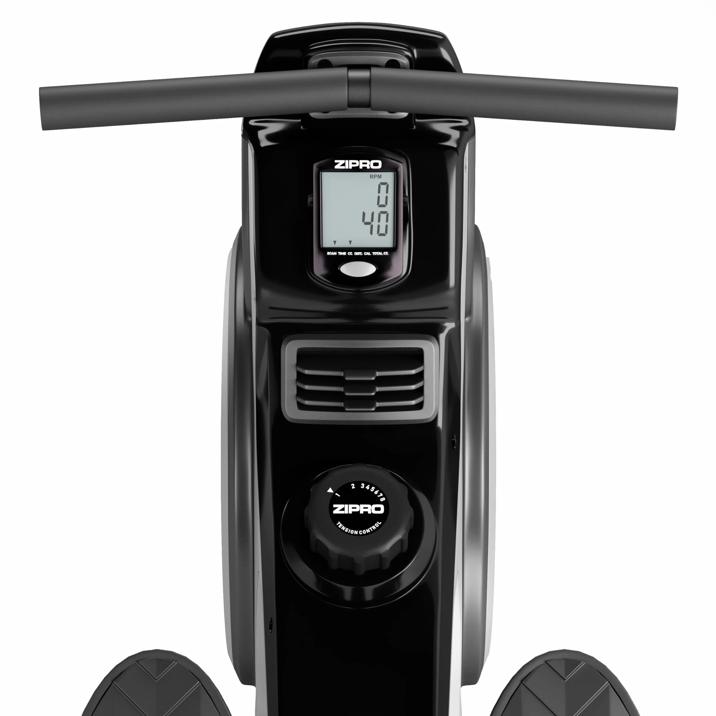 ZIPRO Wioślarz 8 Poziomów Regulacji Obciążenia Płynna Regulacja Oporu Cicha Praca Ergonomiczny Design