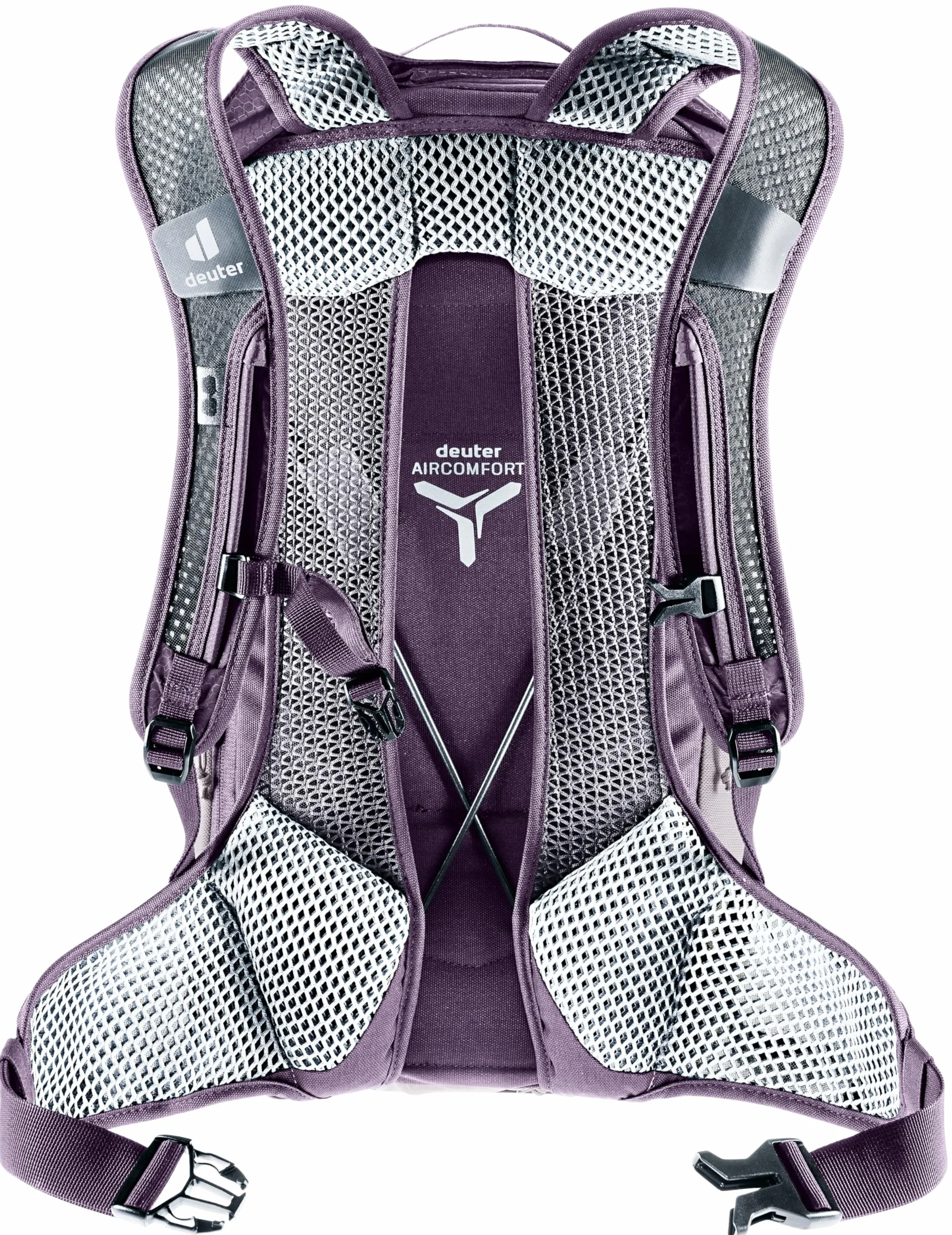 Deuter Uniseks Race Air 14+3 3204423 Plecak Rowerowy, Fioletowy, 14+3 L