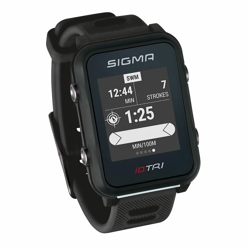 Sigma Sport iD.TRI Triathlon zegarek GPS z trybem treningowym Multisport, tętno na nadgarstku, wodoodporny