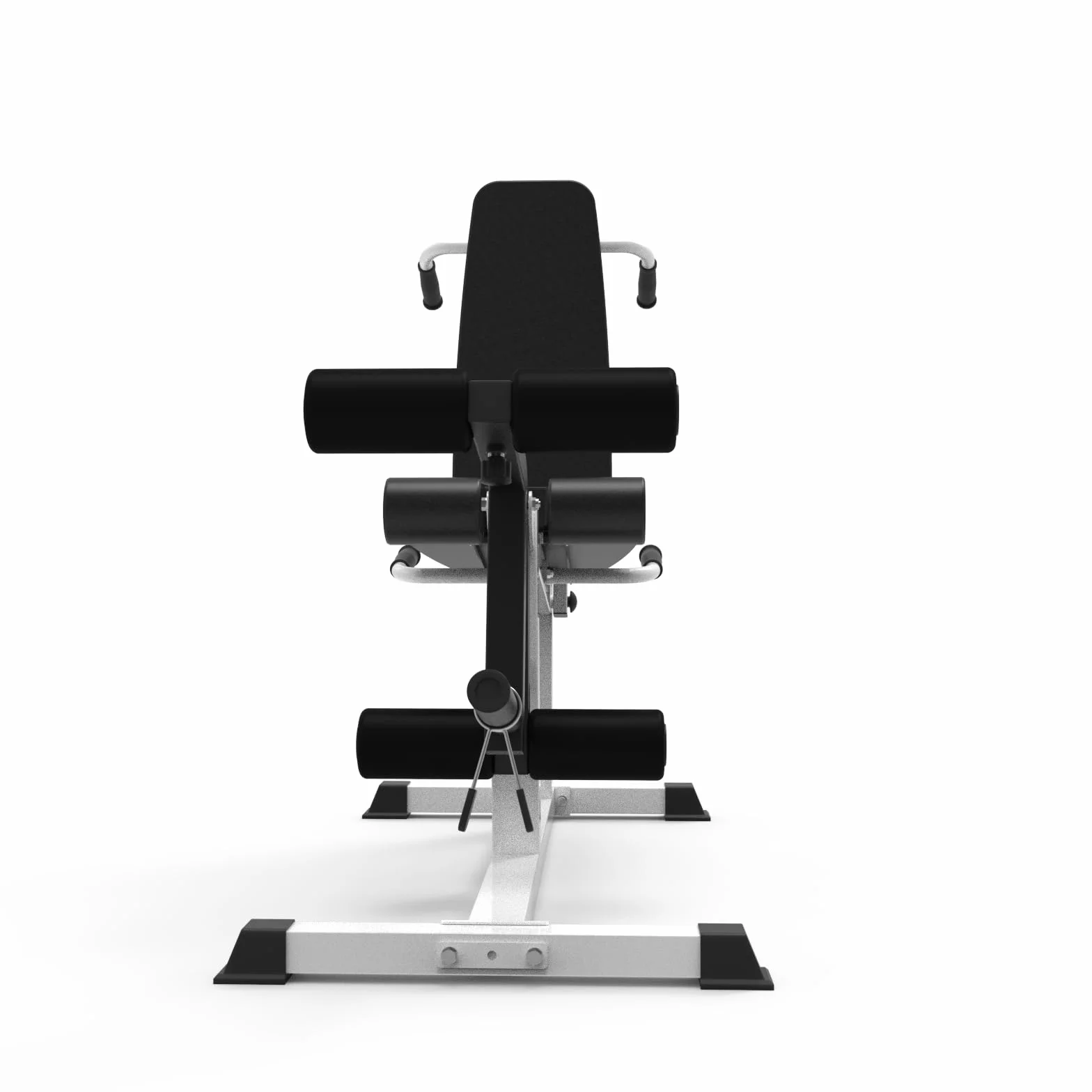 Bad Company BCA-145 przyrząd do prostowania nóg, trener ud, trener nóg do domu, kompatybilny z krążkami do hantli 30 mm i 50 mm, sprzęt fitness do domu