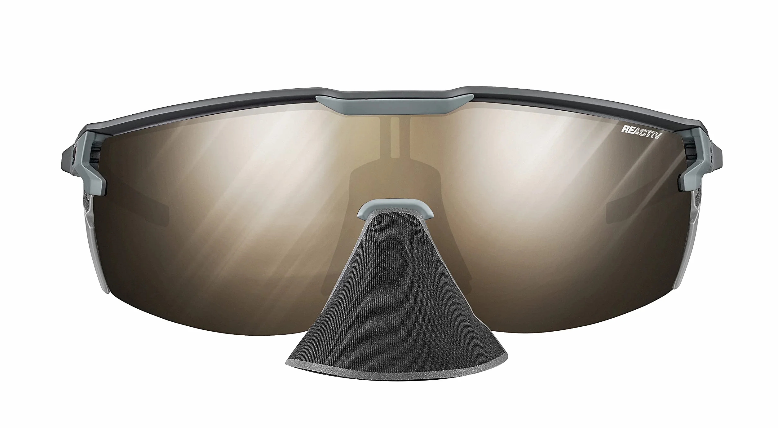 Julbo Ultimate Cover okulary przeciwsłoneczne, szare/szare, jeden rozmiar, szary/szary, Rozmiar uniwersalny