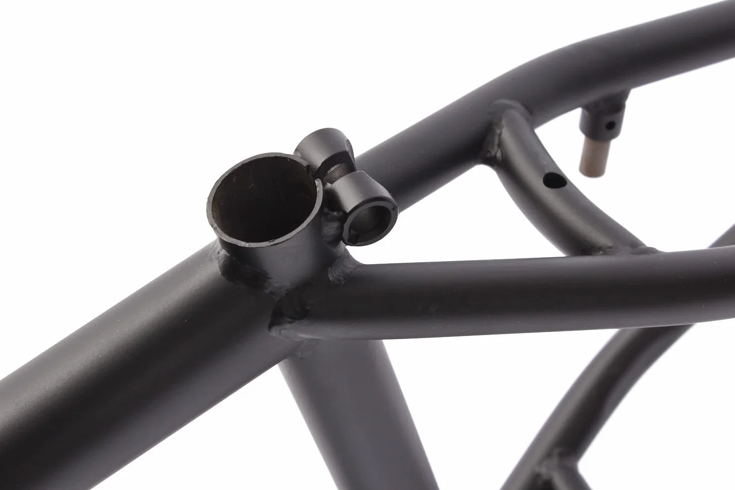KHE BMX tłumik ramy LT 4130 CrMo 20 cali czarny matowy 20,6 cala 2,2 kg MID BB