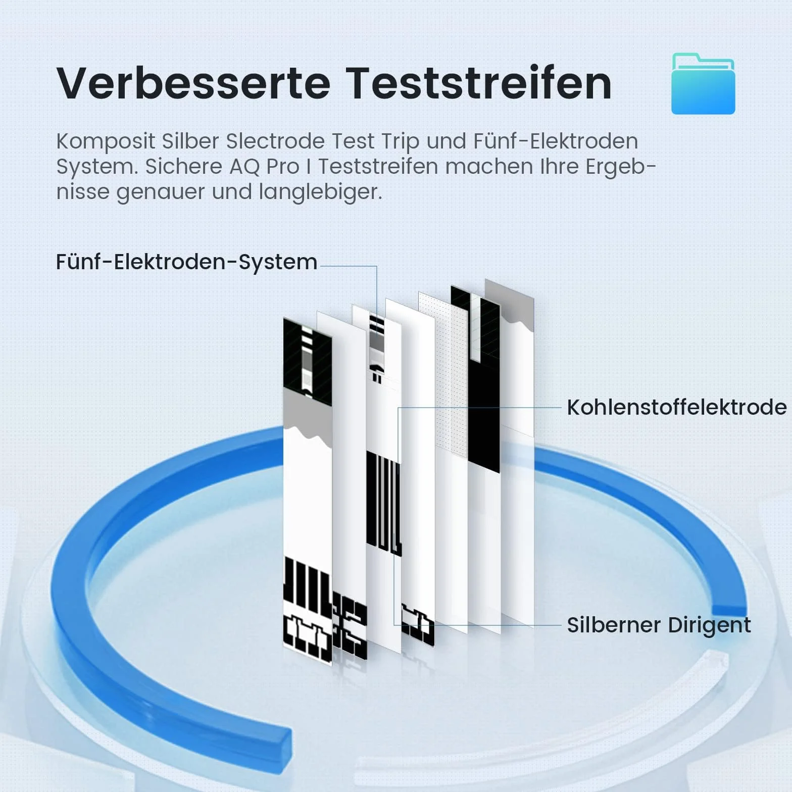 sinocare Pasek testowy cukru we krwi, zestaw pasek testowy cukru we krwi z paskiem testowym 100 Lancets 100 do samodzielnego testu cukru we krwi, technologia enzymów reakcyjnych FAD-GDH