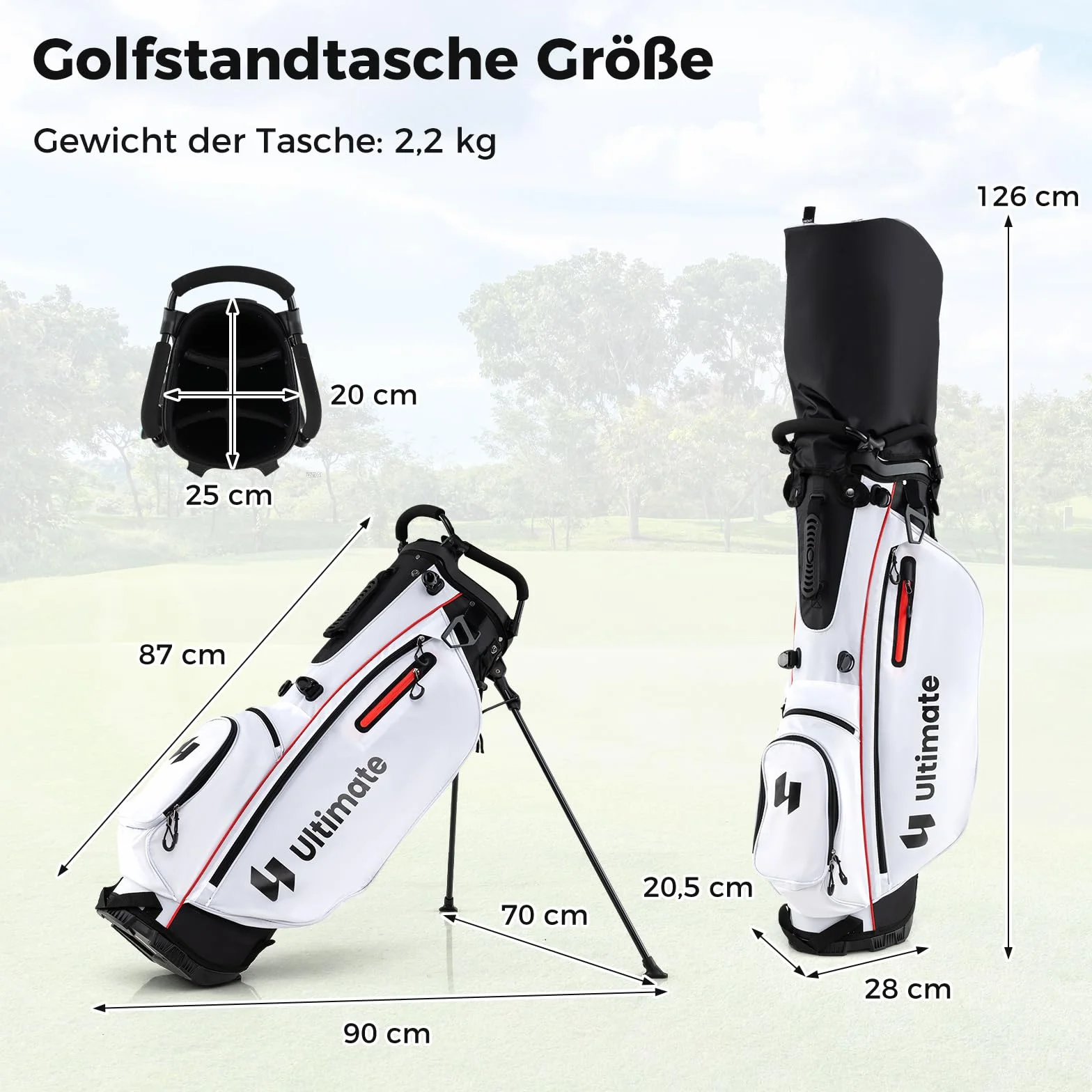 COSTWAY Kompletny zestaw damskich kijów golfowych, 9/11-częściowy zestaw kijów golfowych dla praworęcznych z osłoną przeciwdeszczową, zestaw do golfa z 1 Driver i 3 Fairway i 4 Hybrid & 6/7/8/9/P
