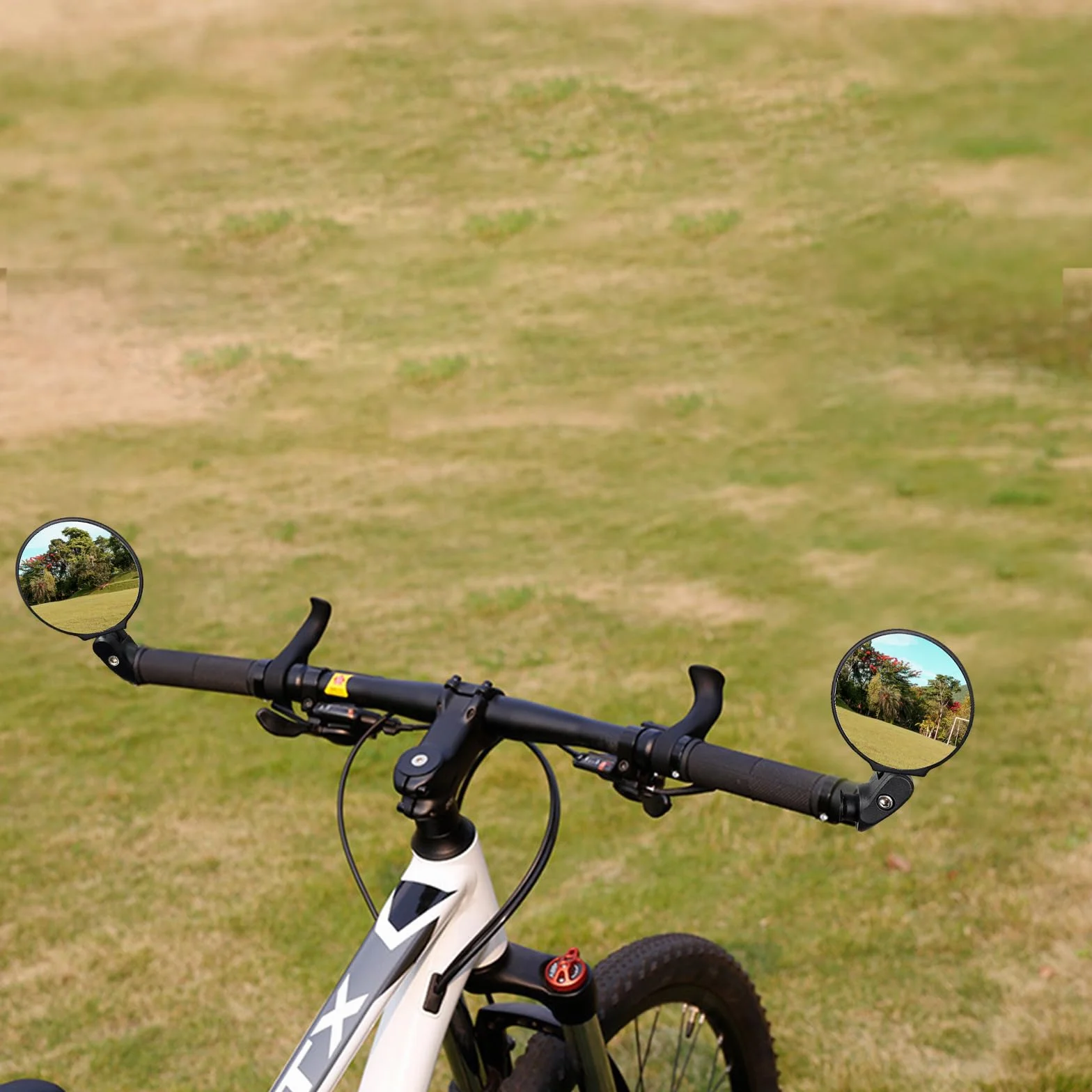 Lusterka rowerowe Rowerowe Obrót HD 360° Regulowane lusterko wsteczne do rowerów górskich i szosowych Universal lewe i prawe