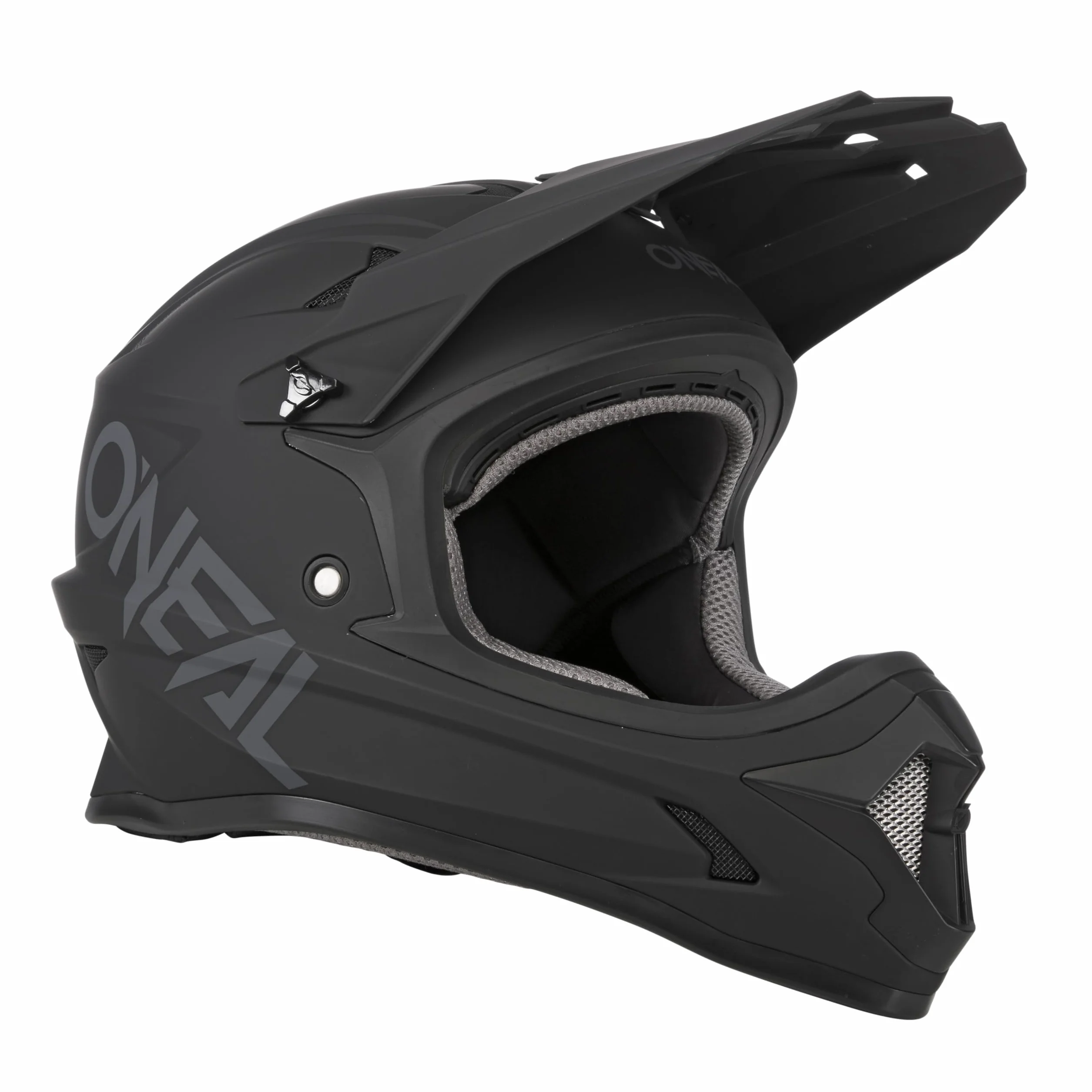 O'NEAL | Kask rowerowy górski | MTB Downhill | zgodny z normą bezpieczeństwa EN1078, otwory wentylacyjne dla przepływu powietrza i chłodzenia | Kask SONUS SOLID | Dorosły | Czarny | Rozmiar L