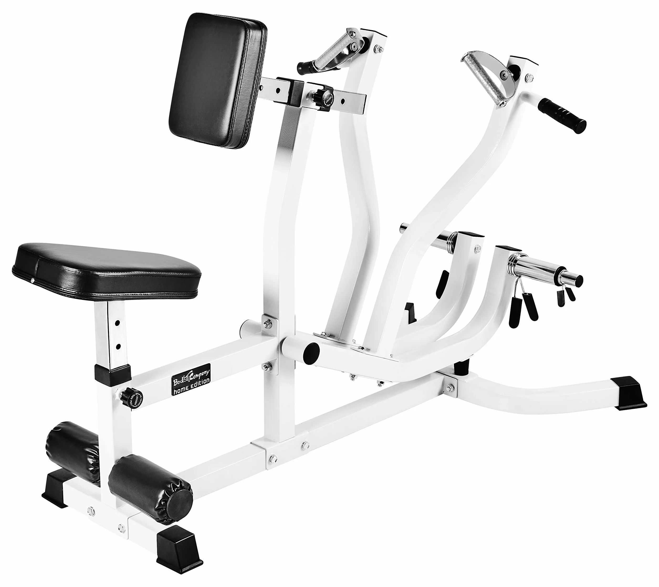 Bad Company Vogatore Seduto a Bracci Separati I Vogatore con Sedile per l?Allenamento in Home Gym I BCA-28
