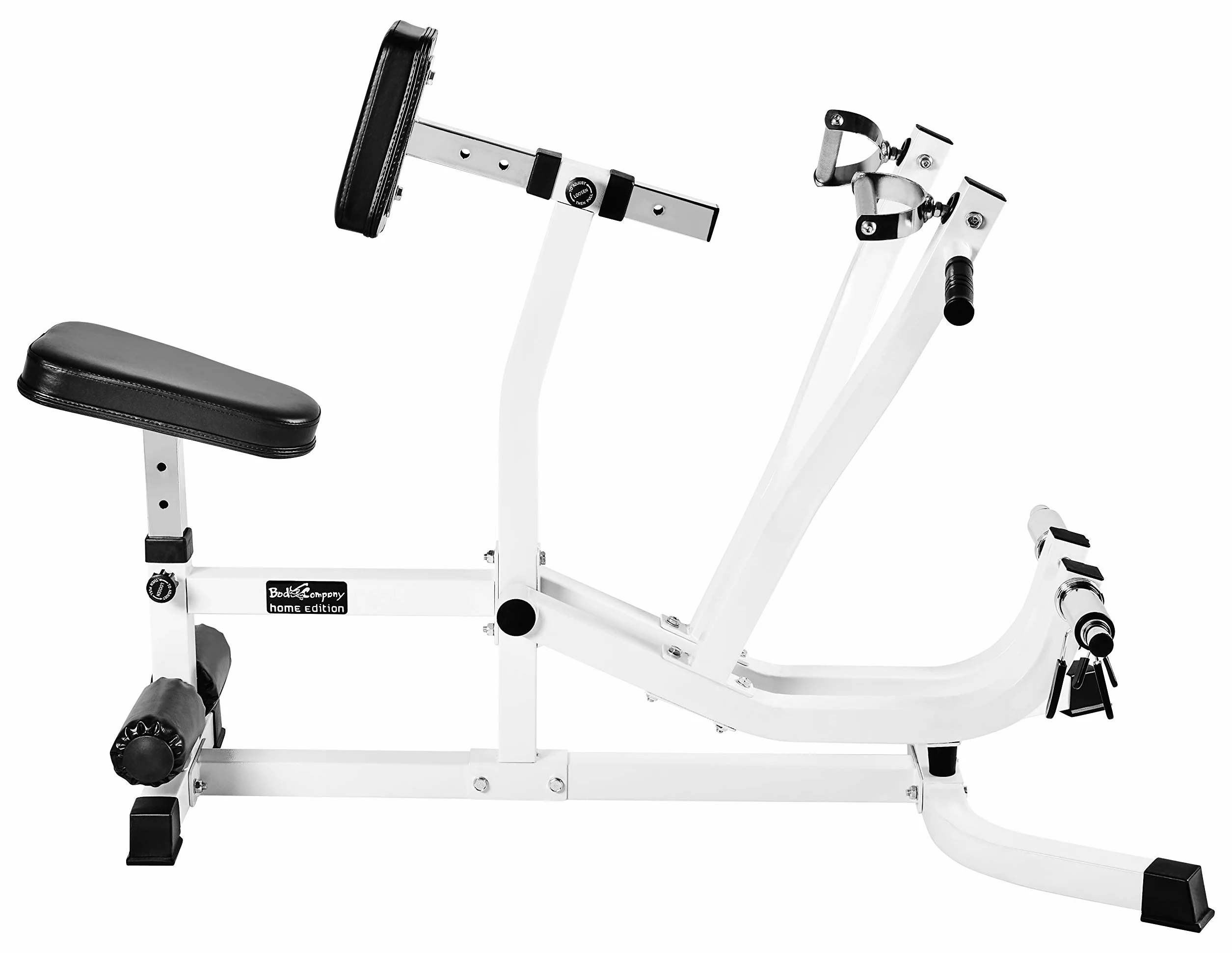 Bad Company Vogatore Seduto a Bracci Separati I Vogatore con Sedile per l?Allenamento in Home Gym I BCA-28