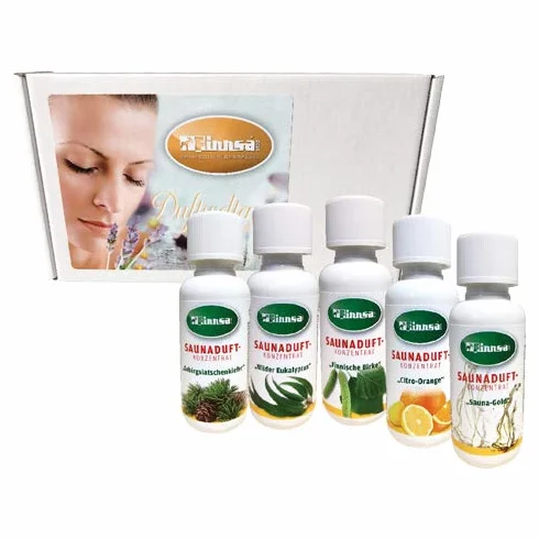 Finnsa Zestaw zapachowy do sauny 5 x 100 ml koncentrat zapachowy zapach do sauny napolew do sauny 6594