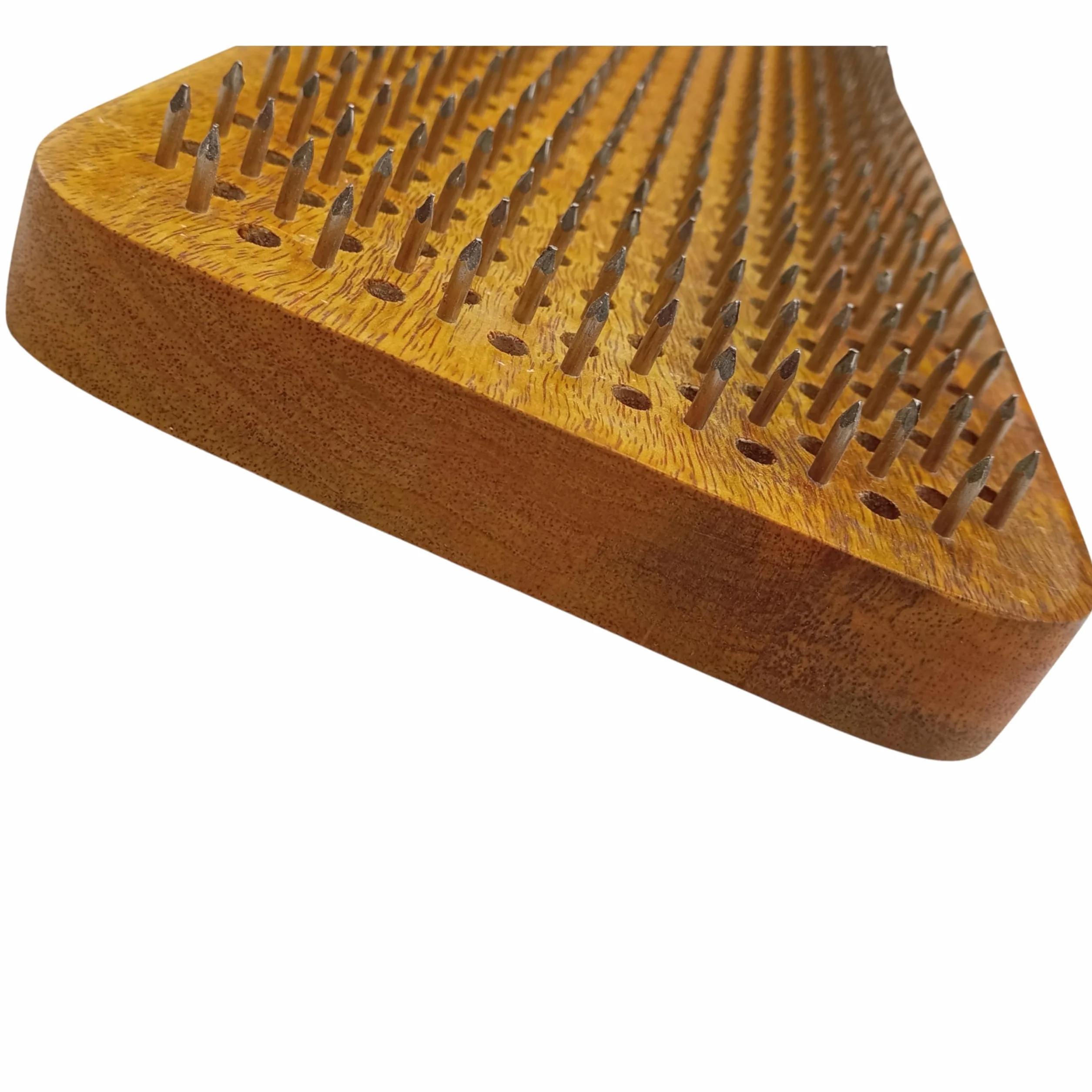 Sadhu deska do paznokci z drewna mango, 100% ręcznie wykonana, 3 rozmiary: 10 mm, 12 mm i 15 mm, łagodzi napięcia, wspomaga krążenie krwi, detoksykuje, pomaga przy bólach głowy, zaburzeniach snu