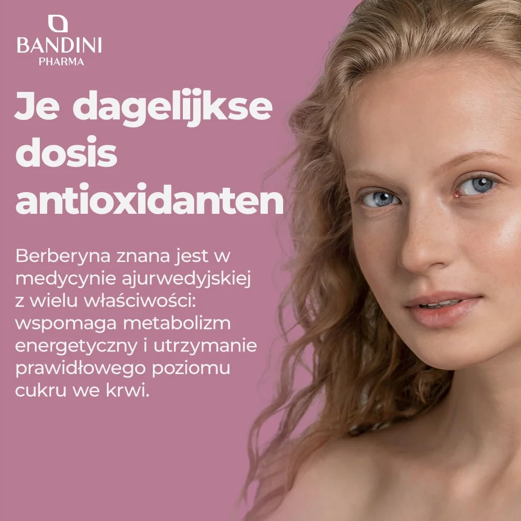 Bandini® Berberine 1000mg czysta wysoka dawka | 180 wegańskich tabletek - Berberyna HCl z Berberis Aristata 97% + Chrom i Czarny Pieprz | Maksymalne wchłanianie - Funkcje trawienne, wątrobowe, jelitow