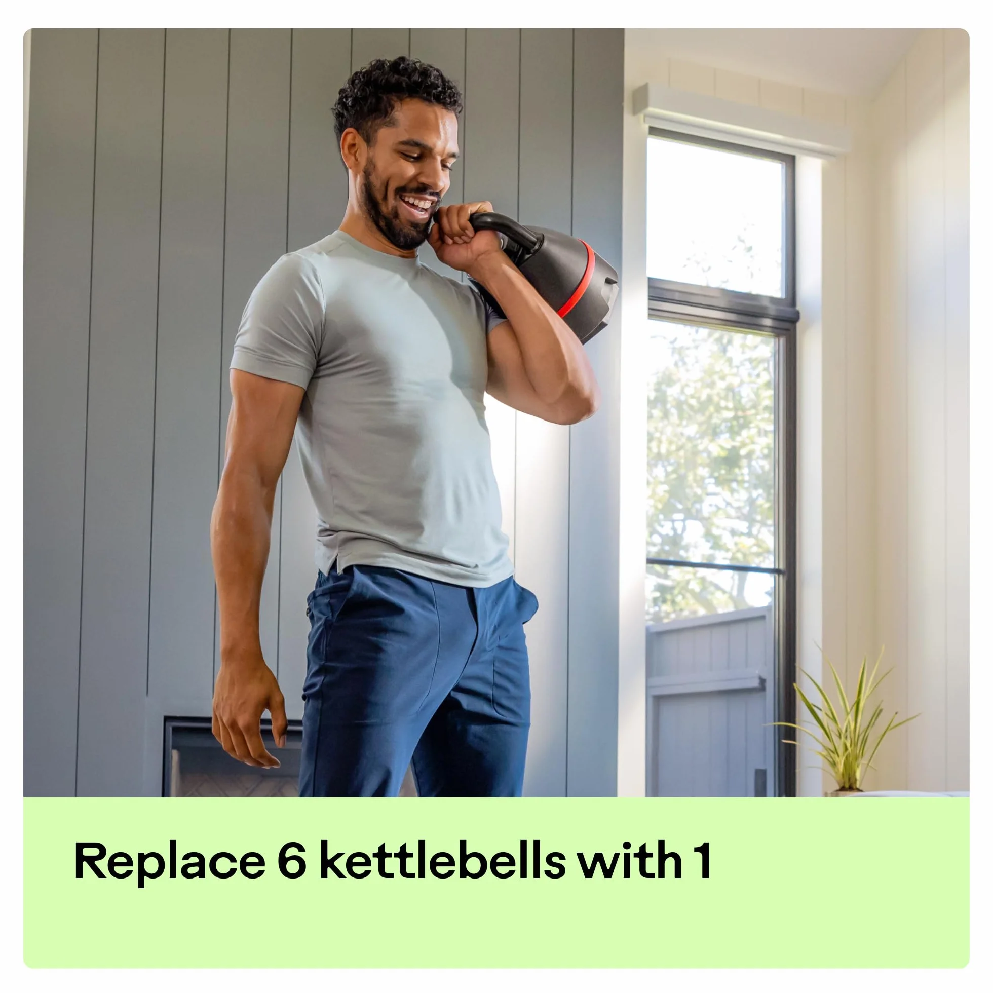 Bowflex Uniseks Selecttech 100790 Regulowane Hantle Kettlebell, Czarny/Czerwony, 3,5 – 18 kg