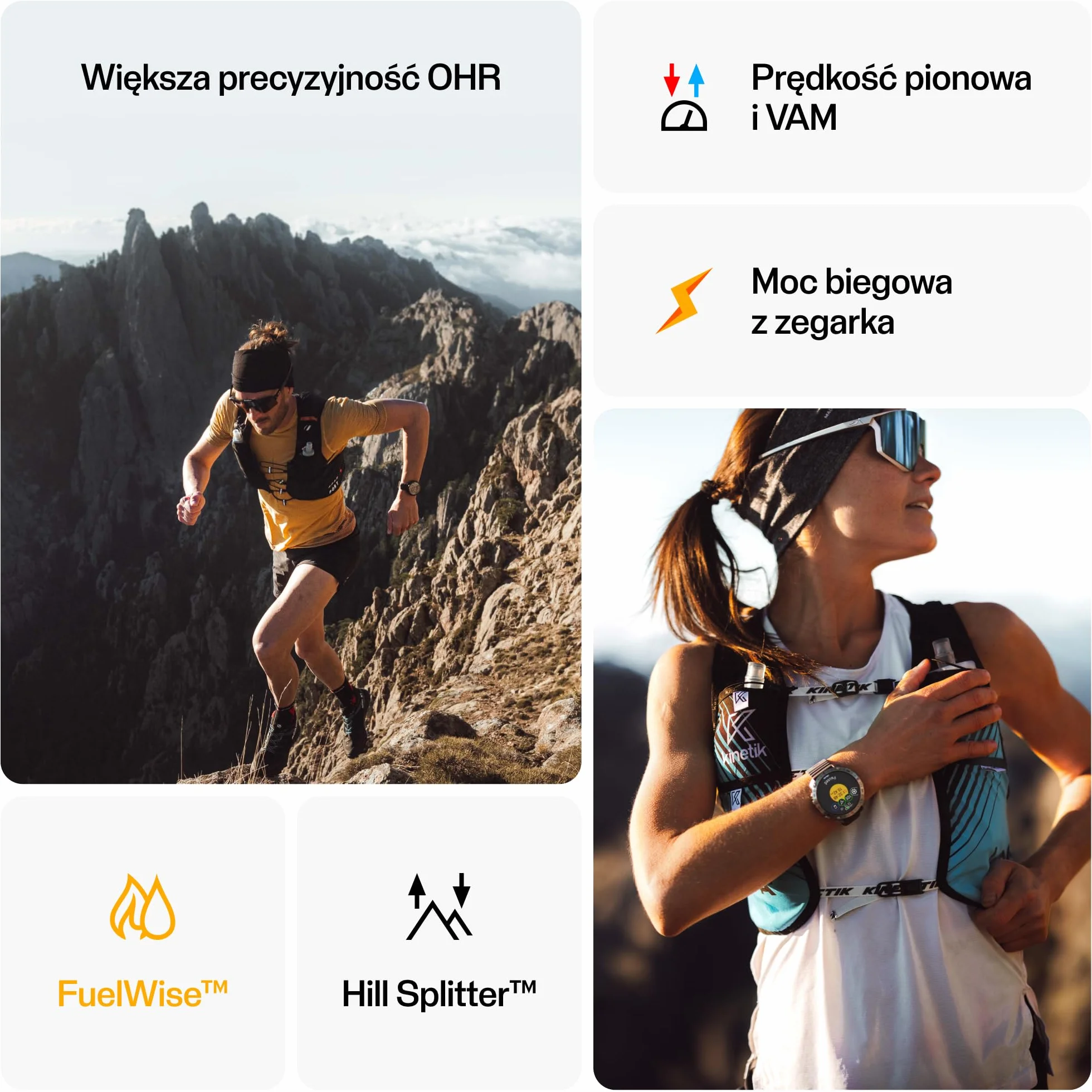 Polar Grit X2 Pro GPS klasy premium wytrzymały zegarek outdoorowy zaawansowana nawigacja sensor tętna