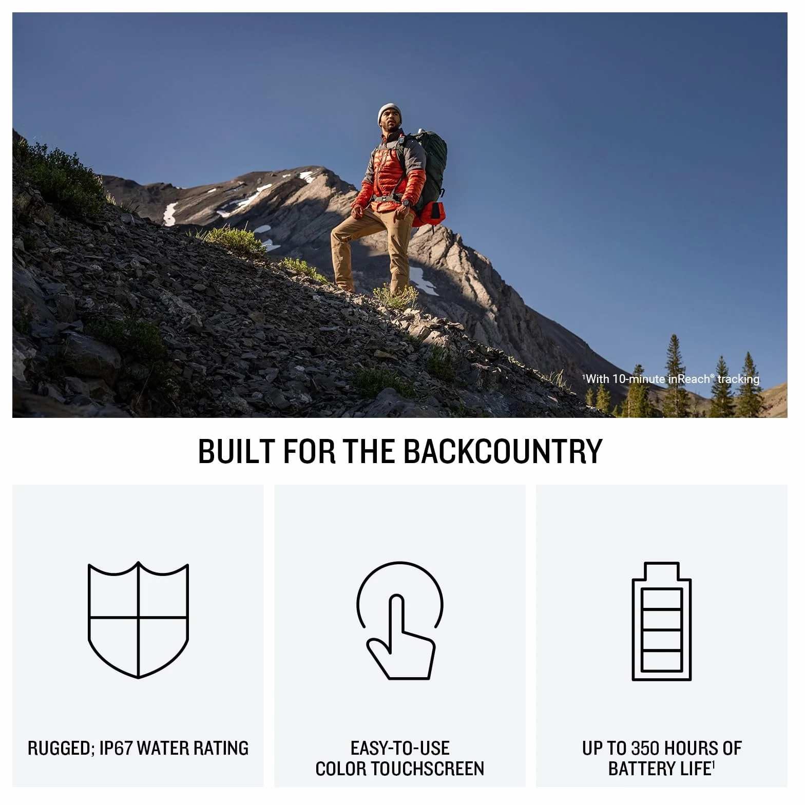 Garmin inReach Mini 3 Plus Komunikator Satelitarny GPS SOS Ekran Dotykowy LCD 1,9" Bateria 350h