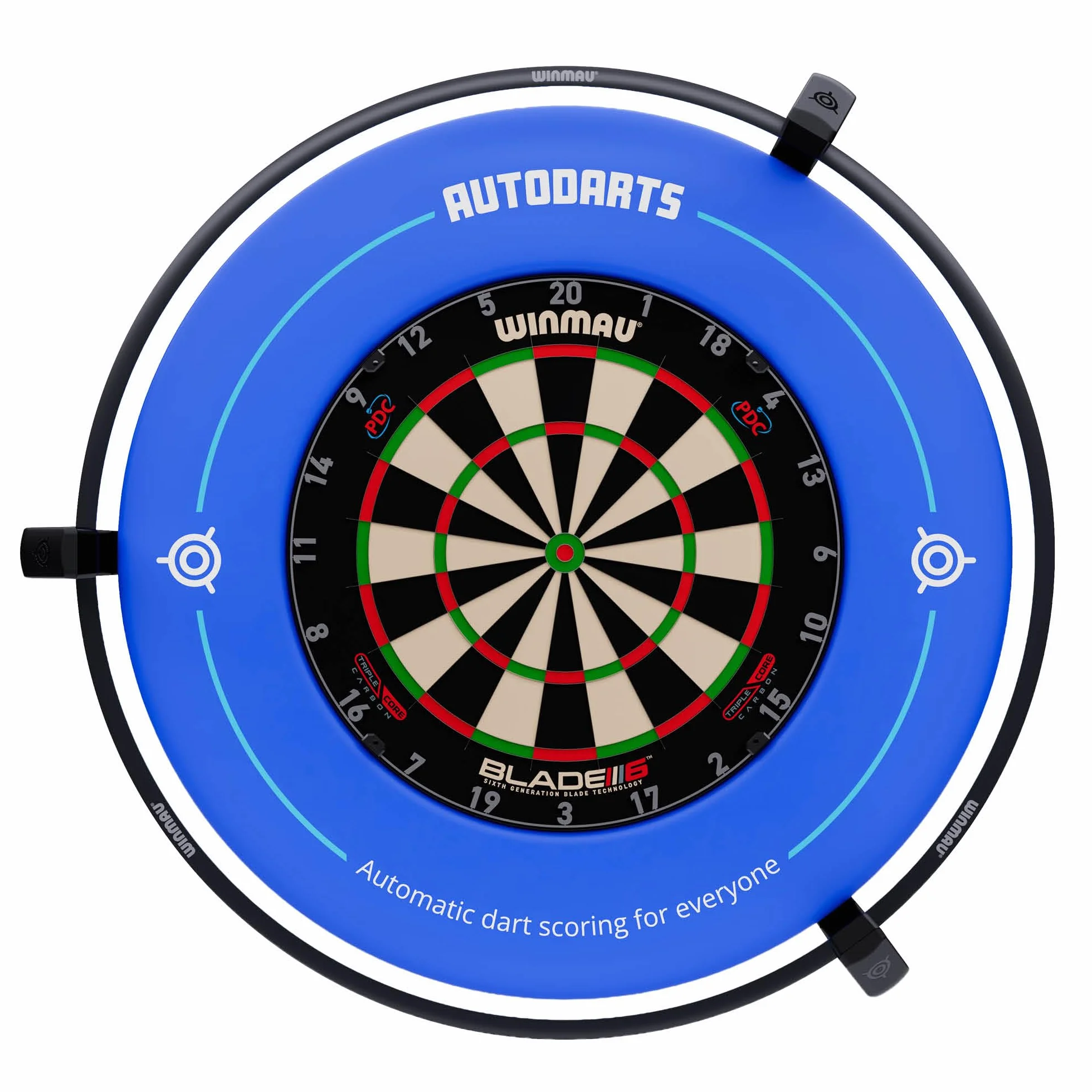 Autodarts Vantage zestaw do automatycznej punktacji do darta, kamery do rzutek, nagrywanie wyników rzutek, graj online vs globalni przeciwnicy i weź udział w zawodach z własnego domu, łatwa