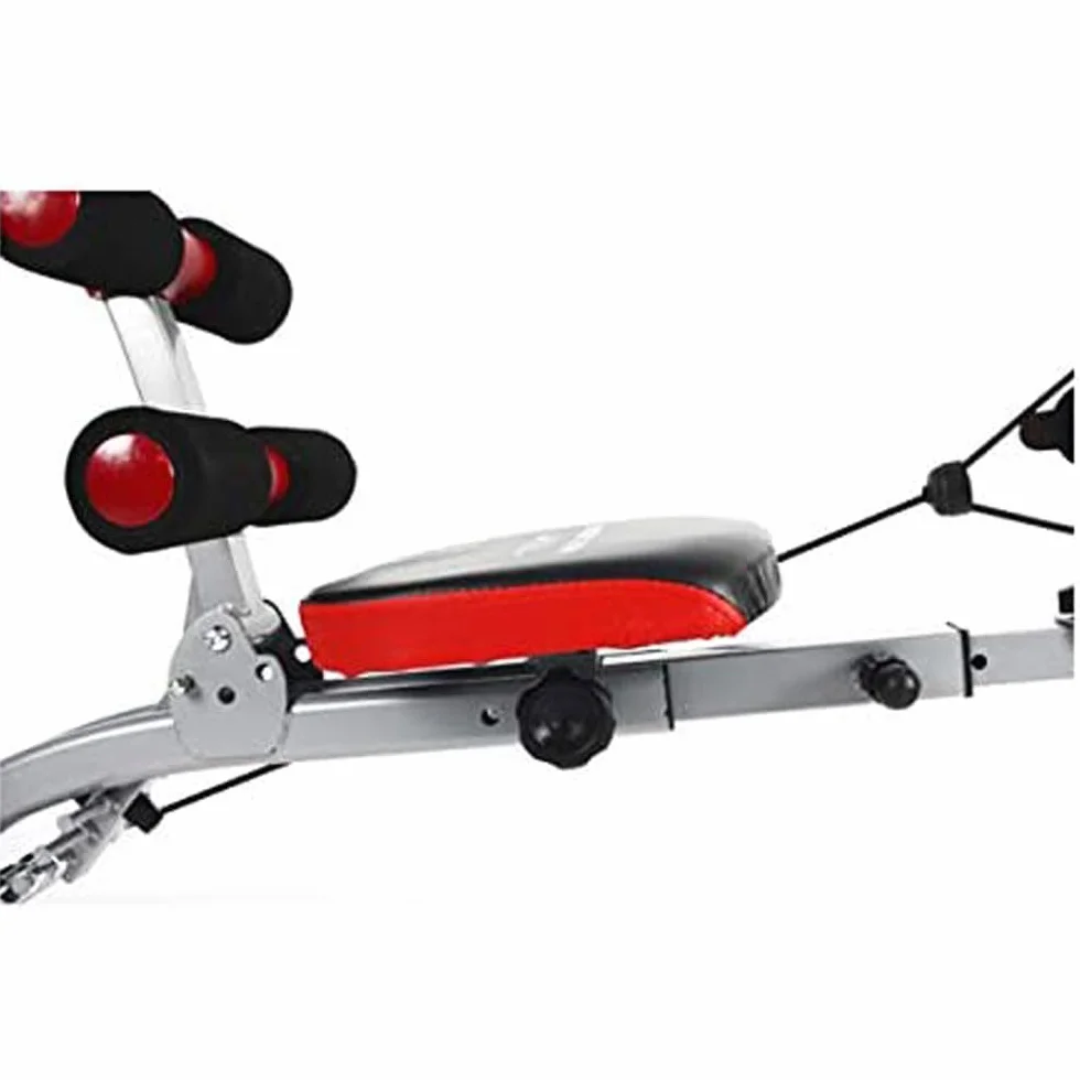 TechFit Wielofunkcyjna ławka treningowa 6 w 1 do ćwiczeń mięśni brzucha, talii, pleców, ramion i nóg