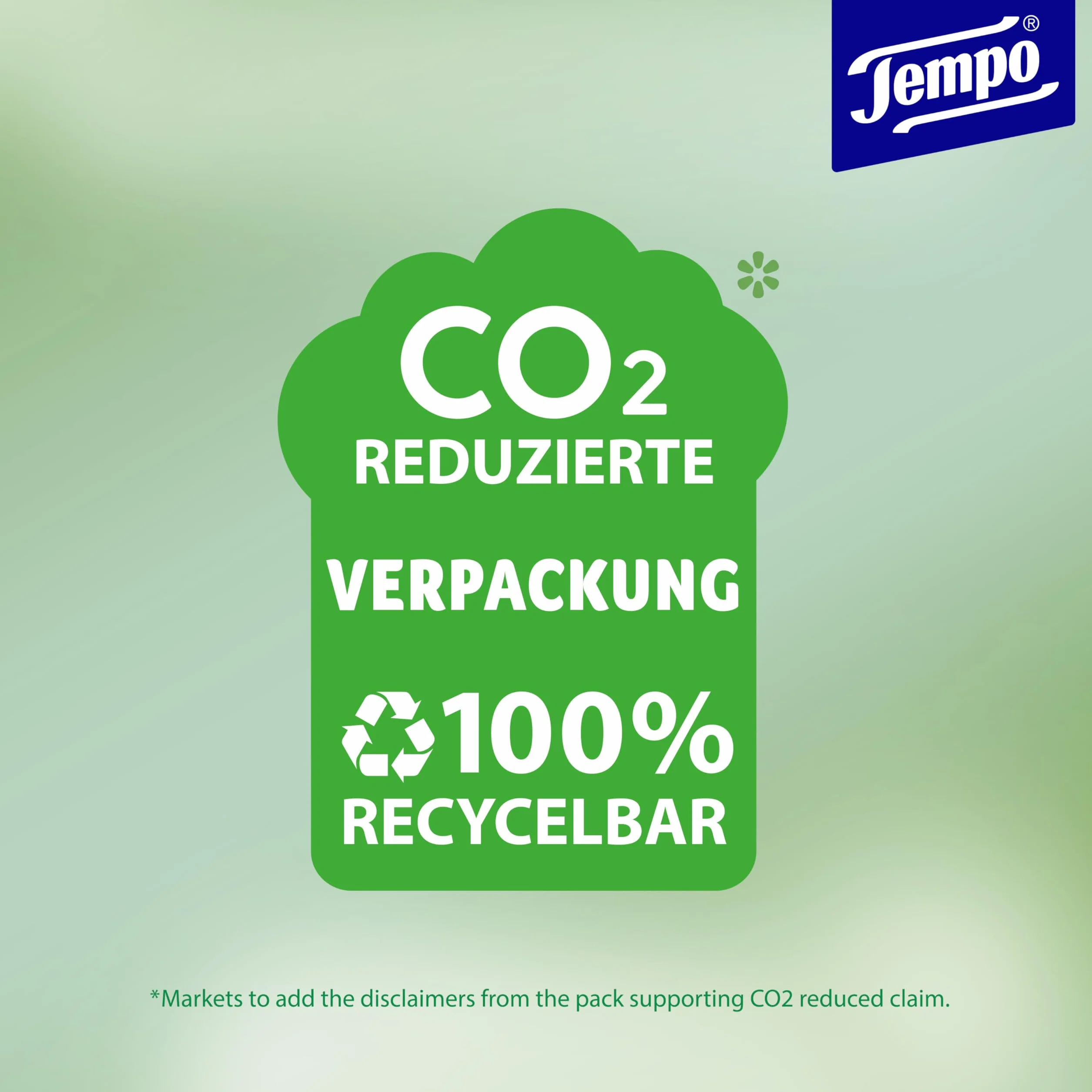 Tempo 836210 Wilgotny Papier Toaletowy, 18 Opakowań, Biały