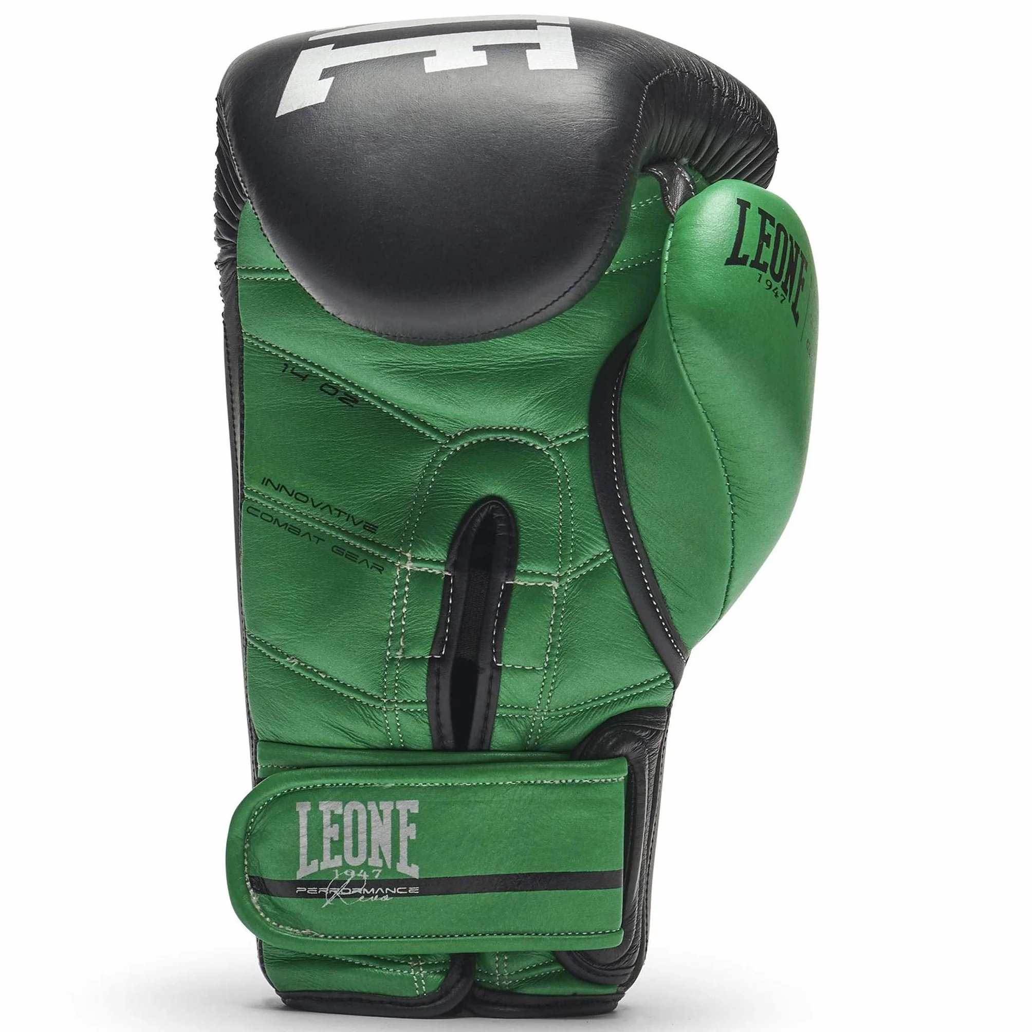 LEONE 1947 Revo Performance rękawice bokserskie, uniseks, dla dorosłych, czarne, 12 oz