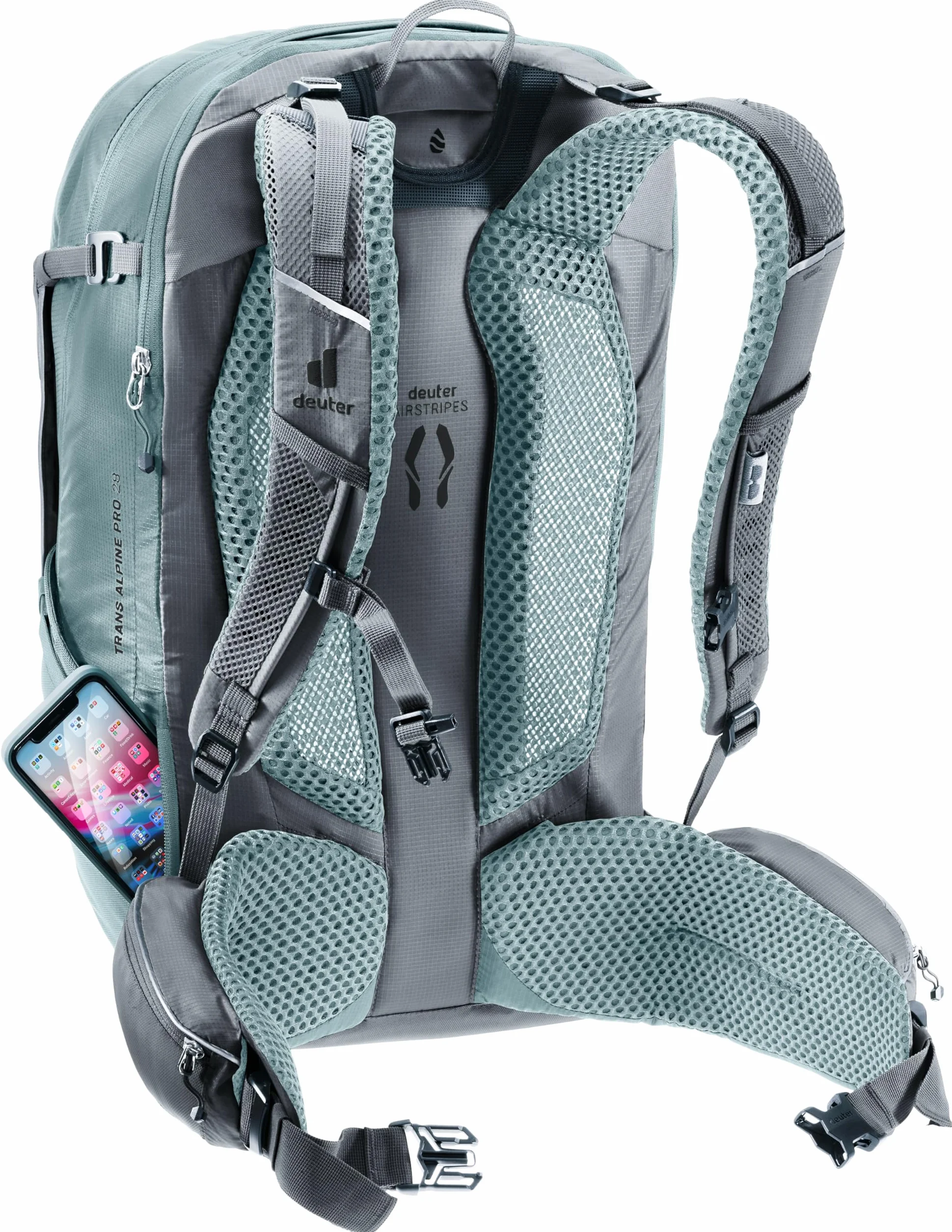 Deuter Trans Alpine Pro 28 Plecak rowerowy Męski, Wielokolorowy, 28 L, Minimalistyczny