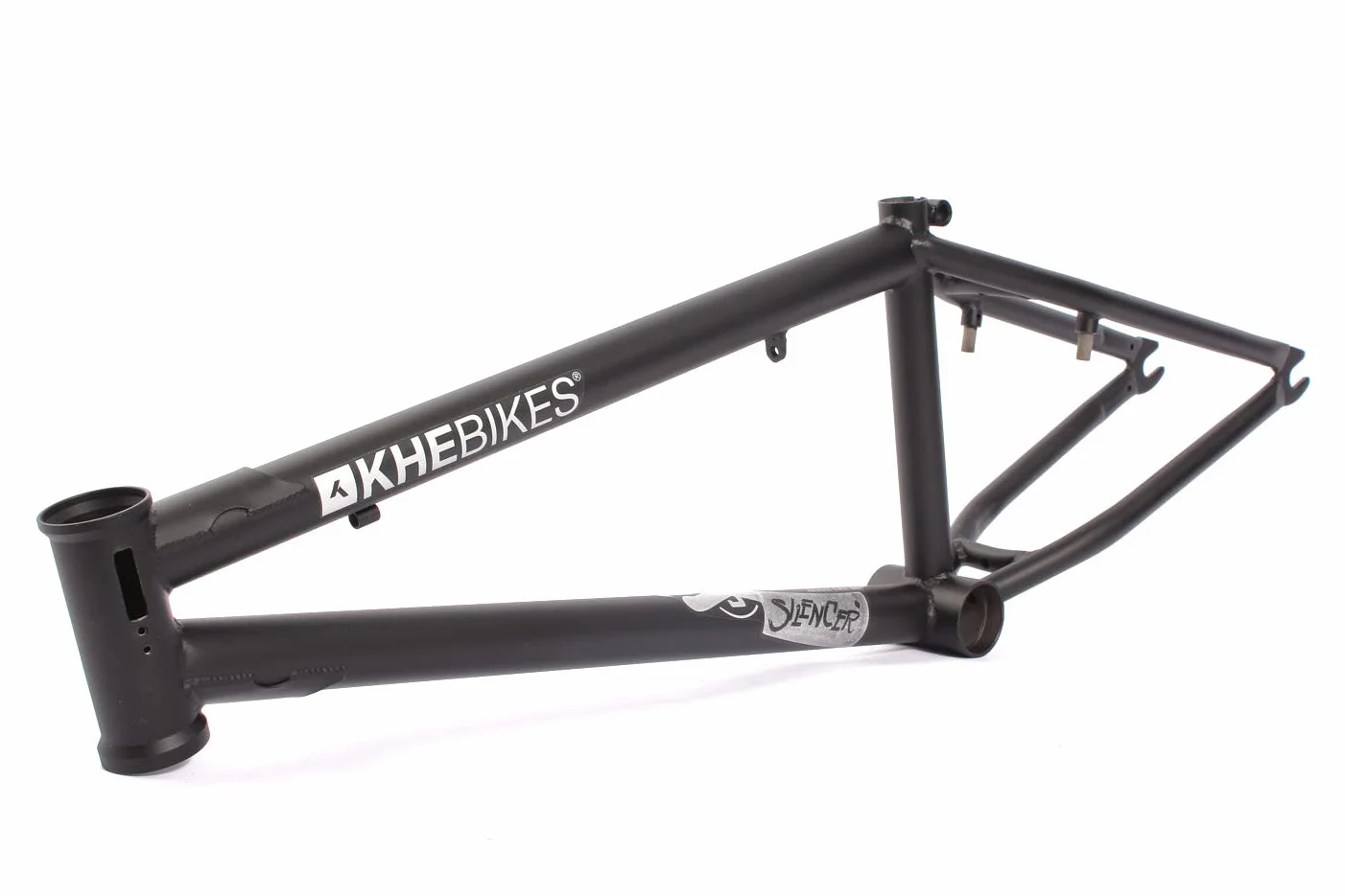 KHE BMX tłumik ramy LT 4130 CrMo 20 cali czarny matowy 20,6 cala 2,2 kg MID BB