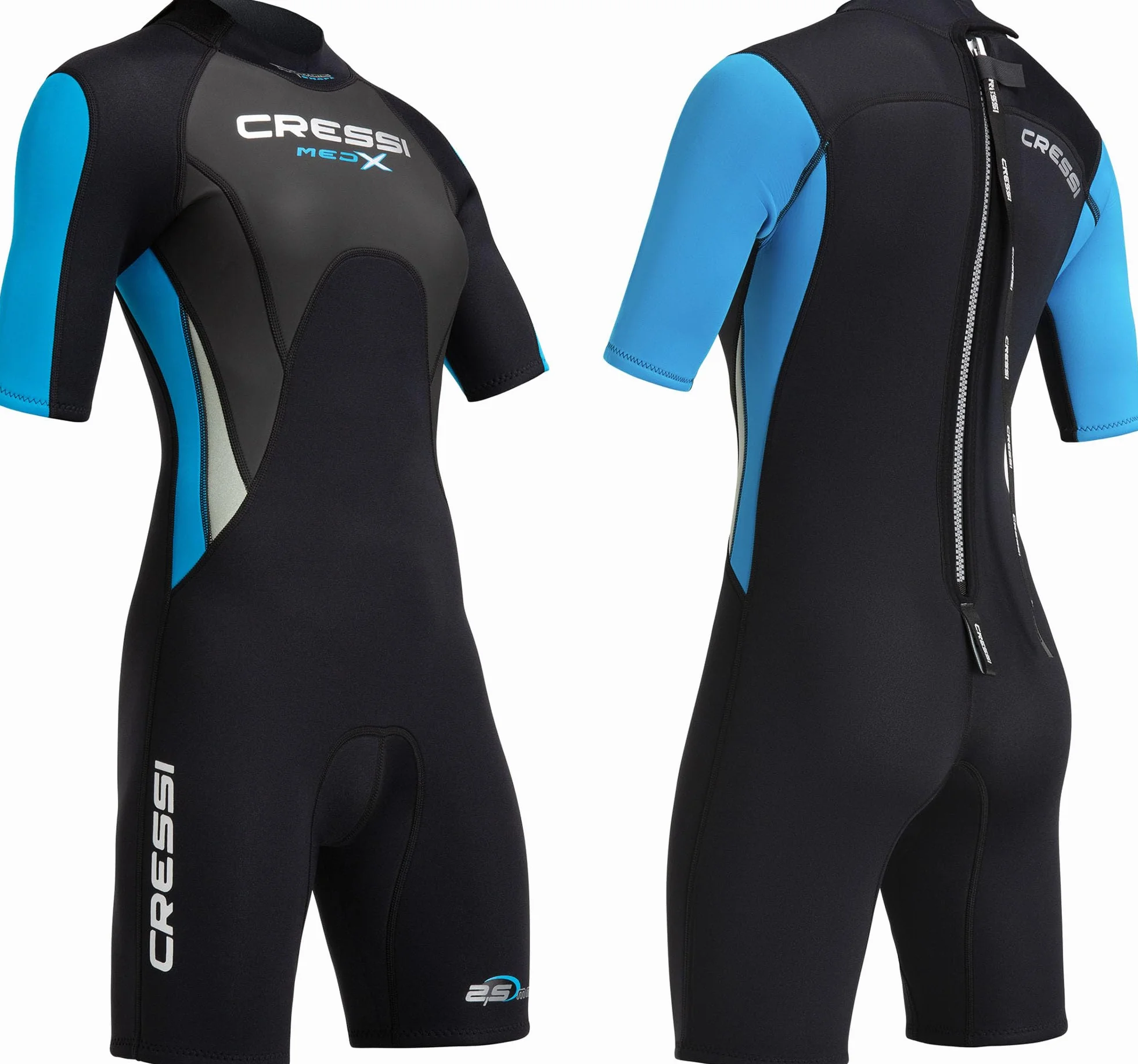 Cressi Med X Lady Shorty 2,5 mm - damski kombinezon neoprenowy z neoprenu 2,5 mm