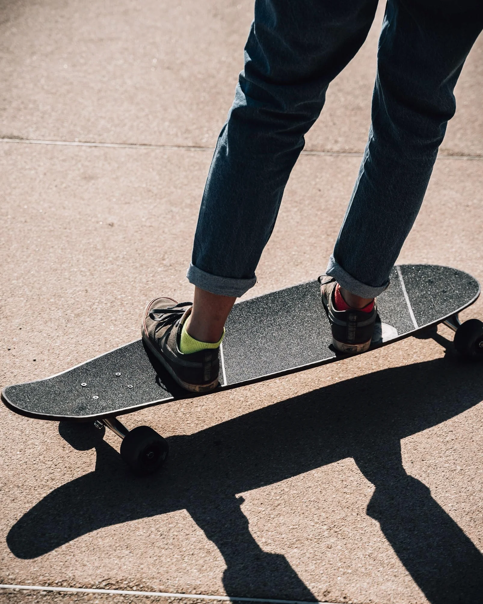 SWITCH Lynx Pintail Versatile Longboard Switch 97 cm: idealny do cruisingu, ABEC-9, włókno szklane, Flex Paris V2 150 mm Trucks, dla nastolatków i dorosłych, cruiser, wyprodukowano w Europie, lekki