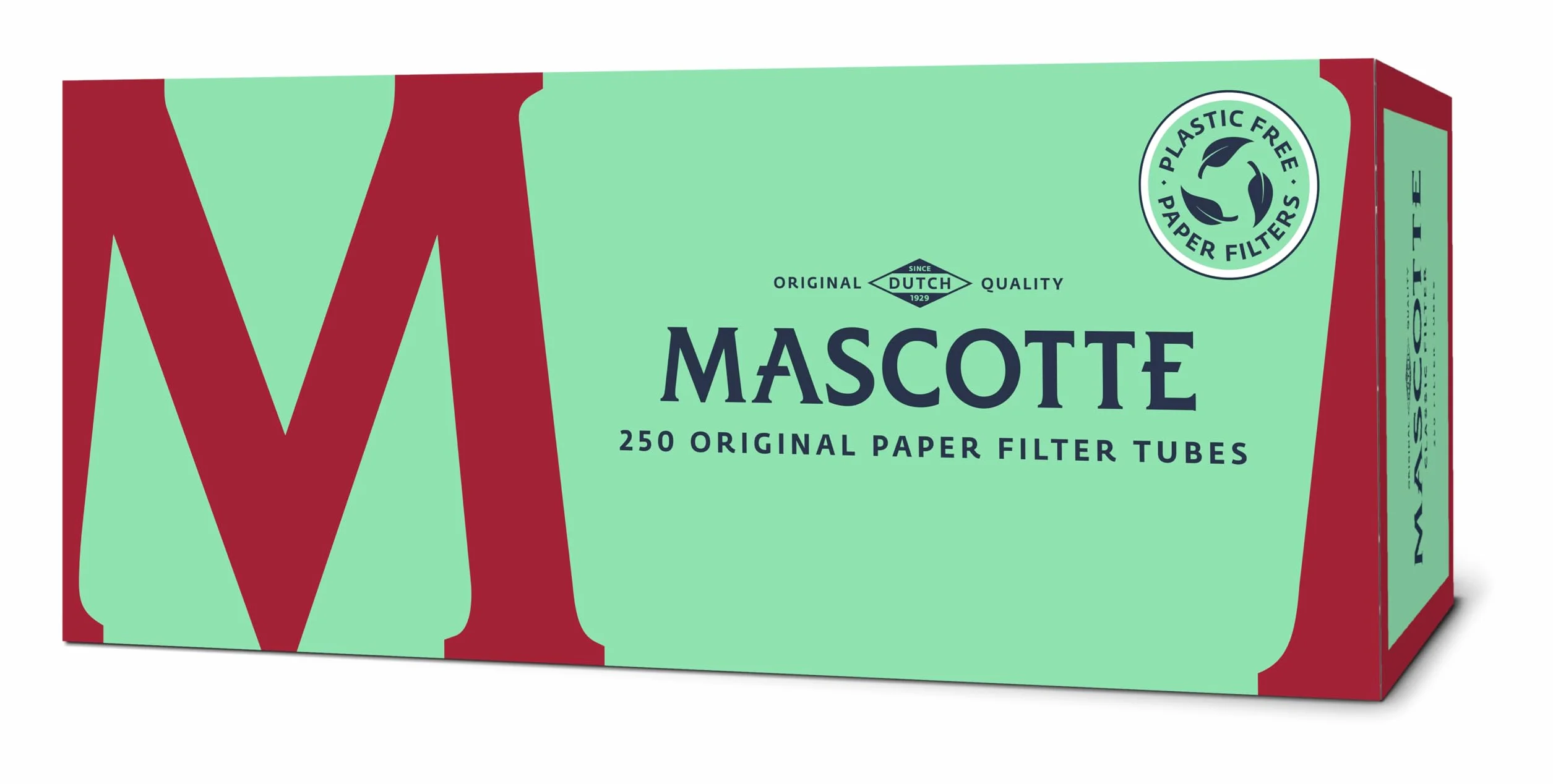Mascotte® Oryginalne tubki do papierowych filtrów 8 mm, 200 x 5 kartonów, bez plastiku tulejki do nabijania papierosów, perforowane tulejki filtracyjne, 1000 tulejek