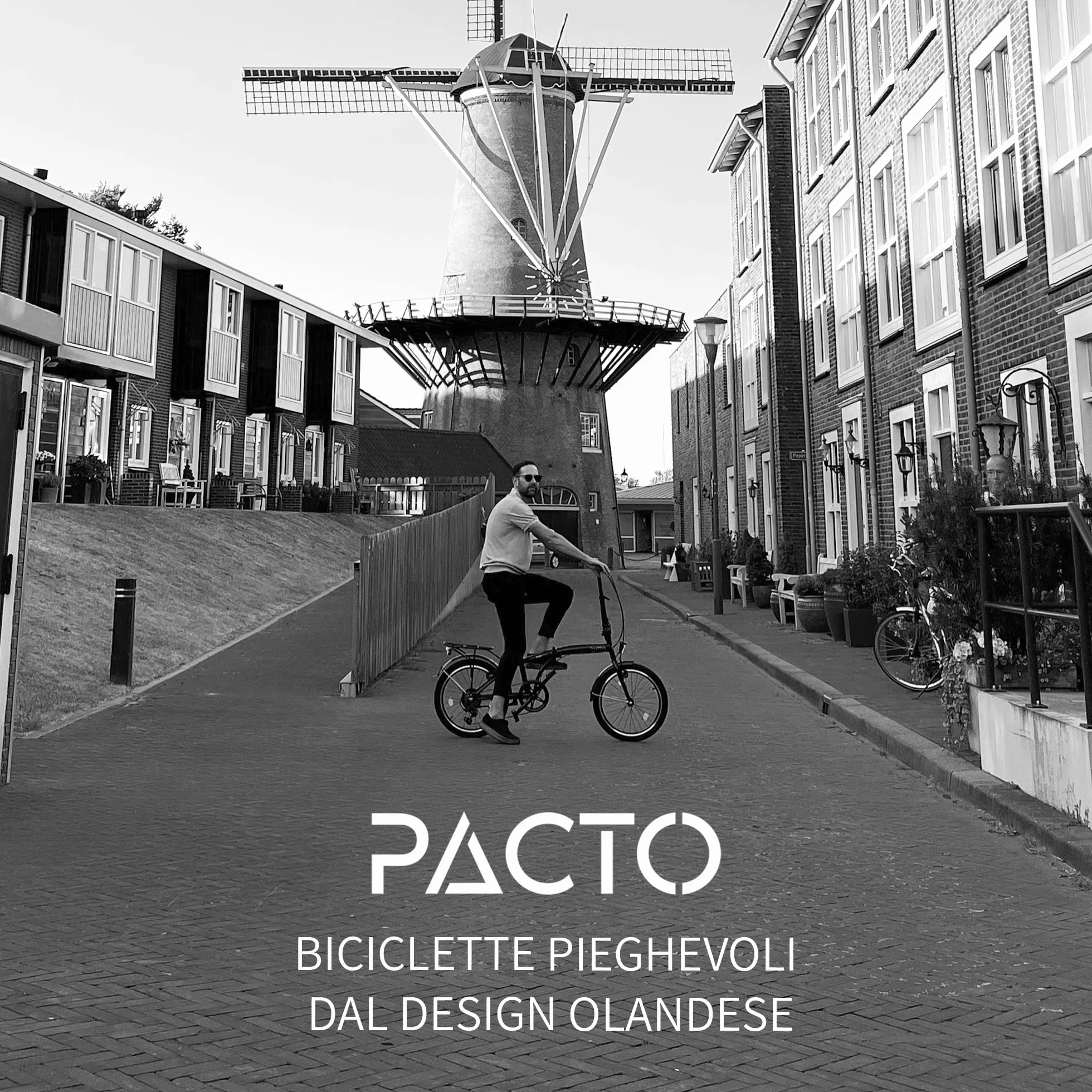 PACTO Seven Rower składany holenderski 27 cm aluminiowa rama 20 cali felgi aluminiowe 3 przekładnie Shimano Nexus hamulce tarczowe