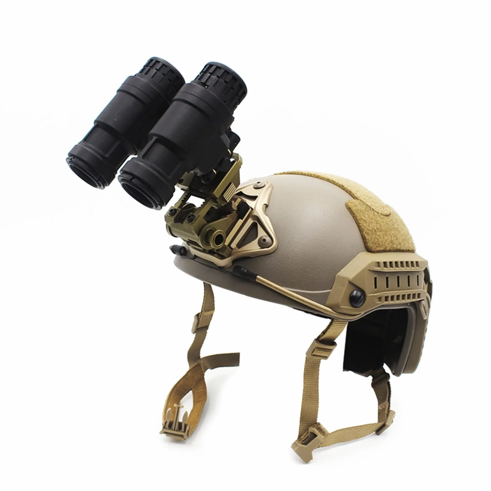 Noktowizor, Metalowe Wilcox L4G24 NVG Mount gogle noktowizyjne Arms Bridge Fast OPS uchwyt na kask Breakaway Base Adapters Do Nocnego OgląDania Lub Obserwacji (Color : Nero)