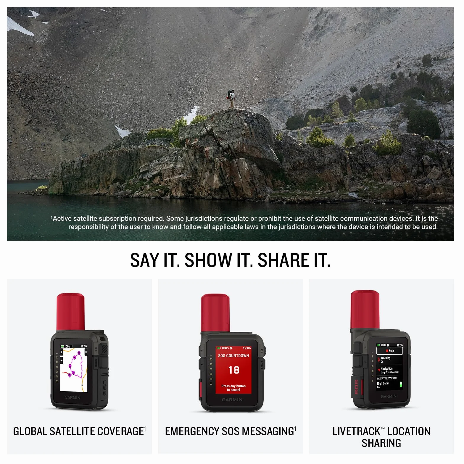 Garmin inReach Mini 3 Plus Komunikator Satelitarny GPS SOS Ekran Dotykowy LCD 1,9" Bateria 350h