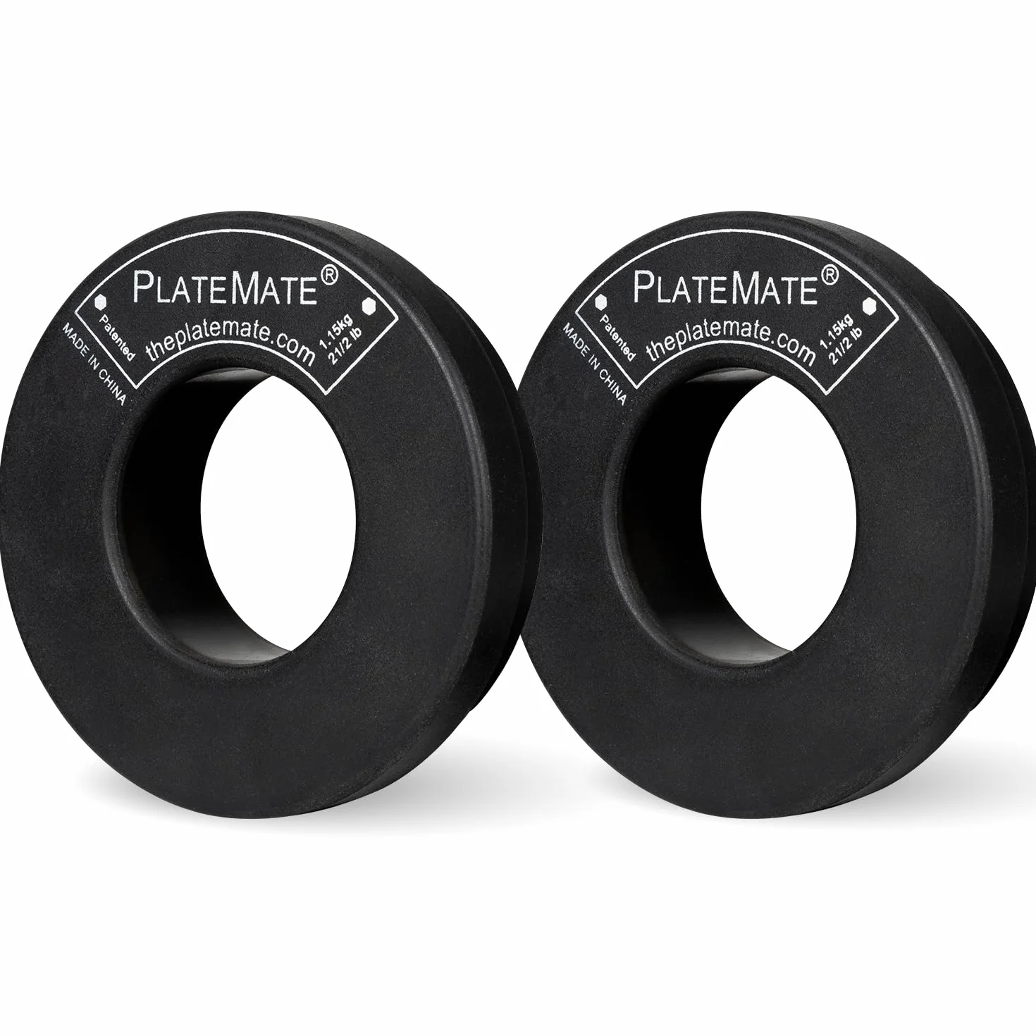 PlateMate Microload Pair 2 1/2 lb. Magnetic Donut Weights