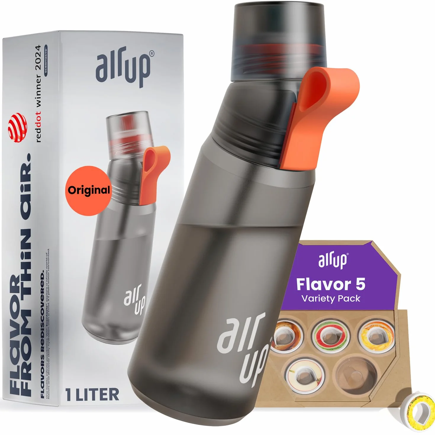 Air Up® Oryginalny Zestaw Startowy Gen 2 Butelka 1 l Szary