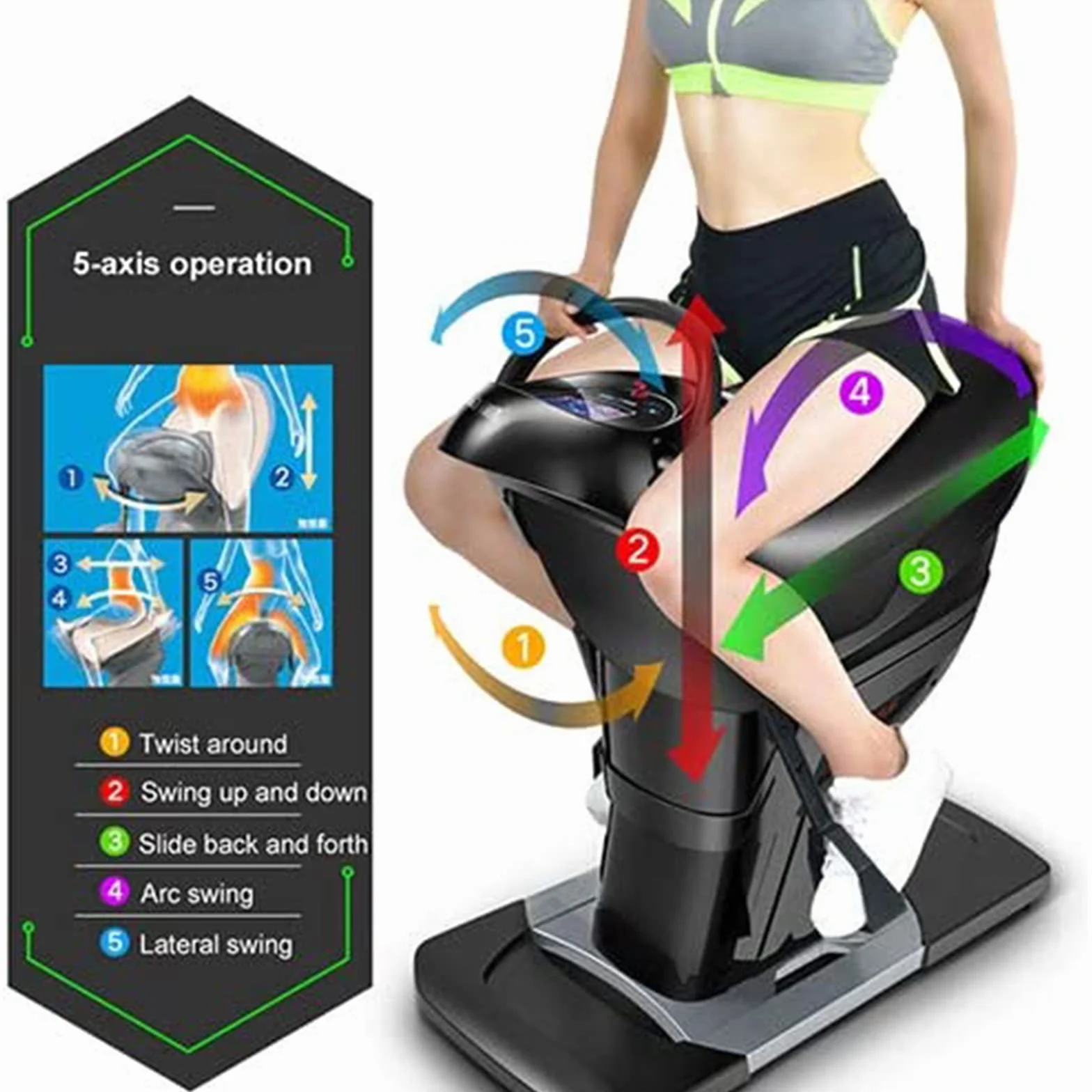 Elektryczny przyrząd do treningu brzucha, urządzenie do treningu mięśni brzucha, urządzenie fitness z wyłącznikiem bezpieczeństwa