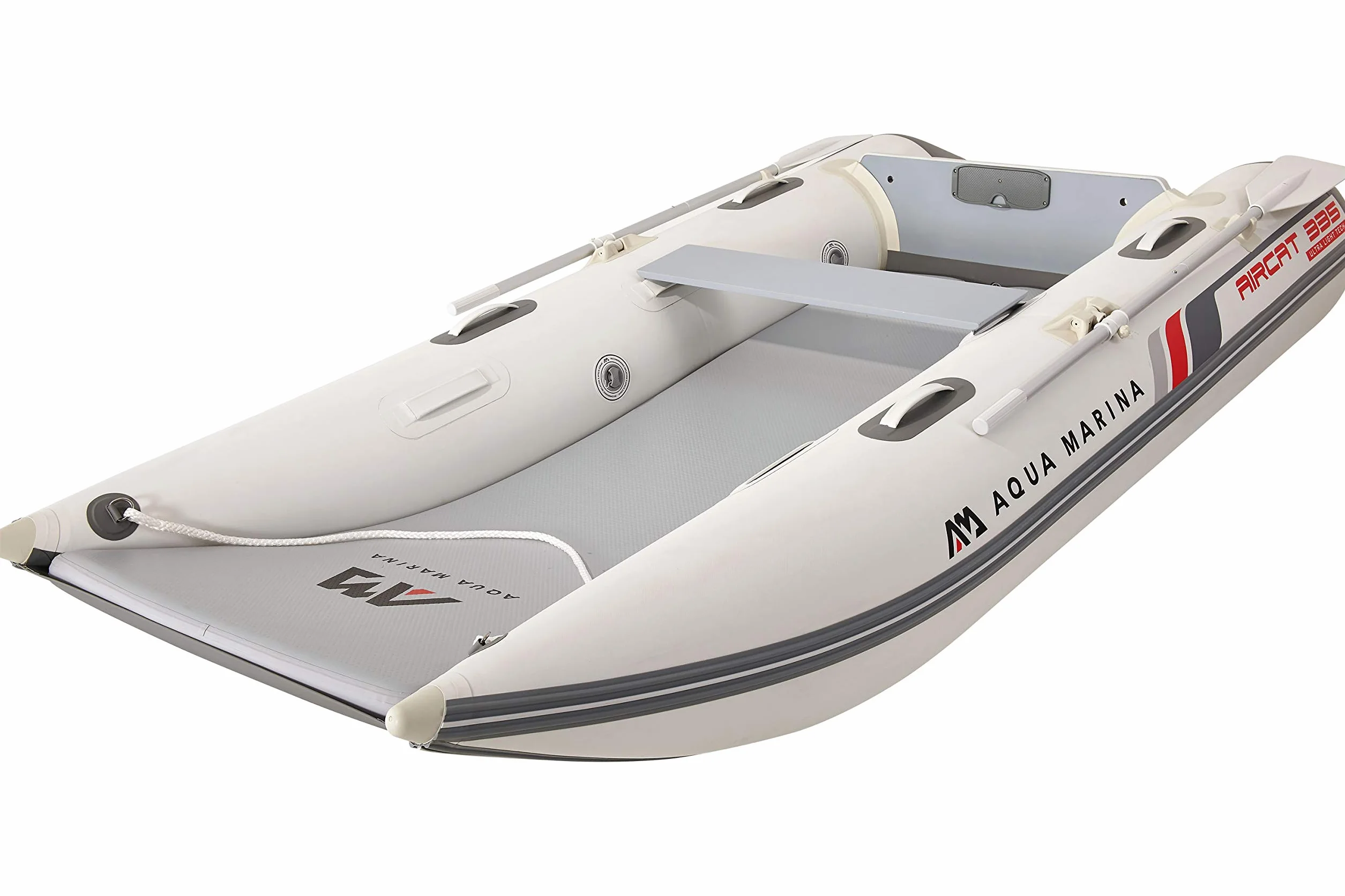 Aqua Marina Aircat nadmuchiwana łódka katamarynowa z DWF Air Deck, długość 3,85 m