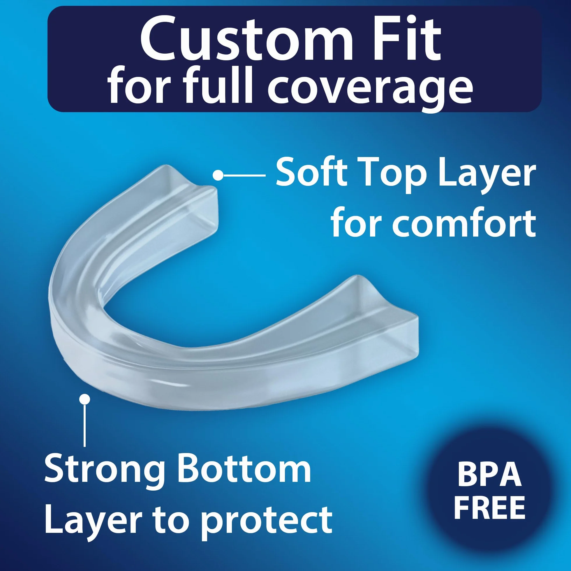 DenTek Professional-Fit Maksymalna ochrona Dental Guard | Ochrona przed nocnym szlifowaniem zębów | Opakowanie może się różnić