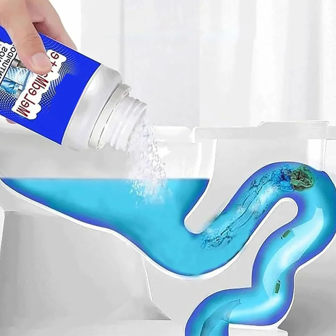 Meledmatte Żel odpływowy, ulepszona formuła, potężny środek do pogłębiania rur, wydajny środek do pogłębiania rur Meledmatte, Meledmatte środek do czyszczenia odpływów toaletowych, łatwe czyszczenie