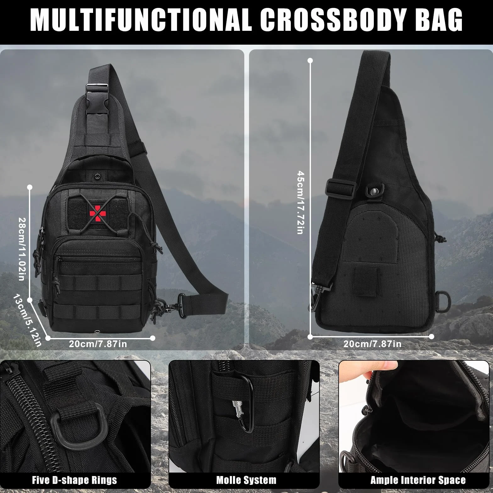 Zestaw survivalowy 35 w 1, profesjonalny zestaw awaryjny z akcesoriami campingowymi