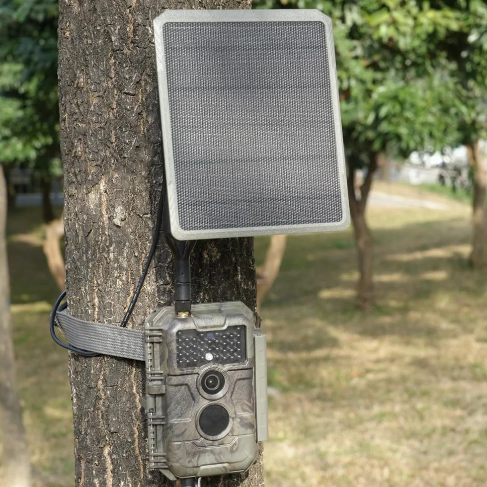 GardePro SP350 panel solarny 12V/1A 9V/1,3A 6V/2A do kamery myśliwskiej A3S A5 A60 E5 E5S E6 E8 X20 X50