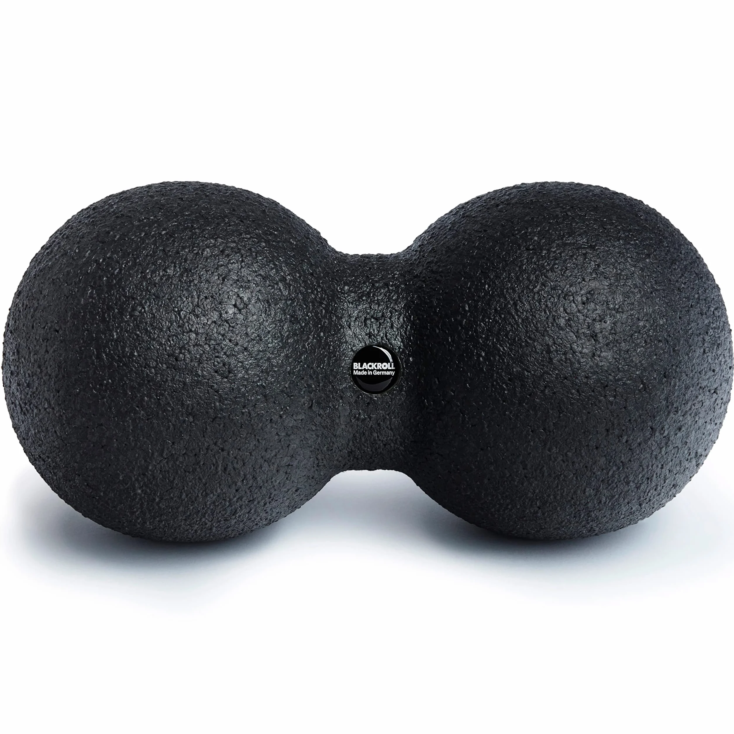 BLACKROLL DuoBall Podwójna Piłka do Masażu Powięzi, Czarna, 12 cm, AMDBBK12SACC