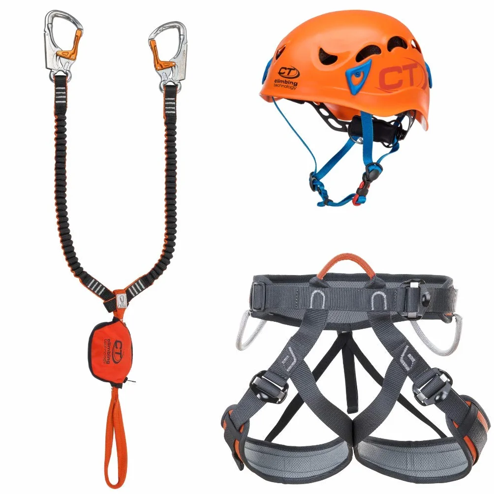 Climbing Technology Ferrata Plus Galaxy Set, uniseks, dla dorosłych, wielokolorowy, rozmiar uniwersalny