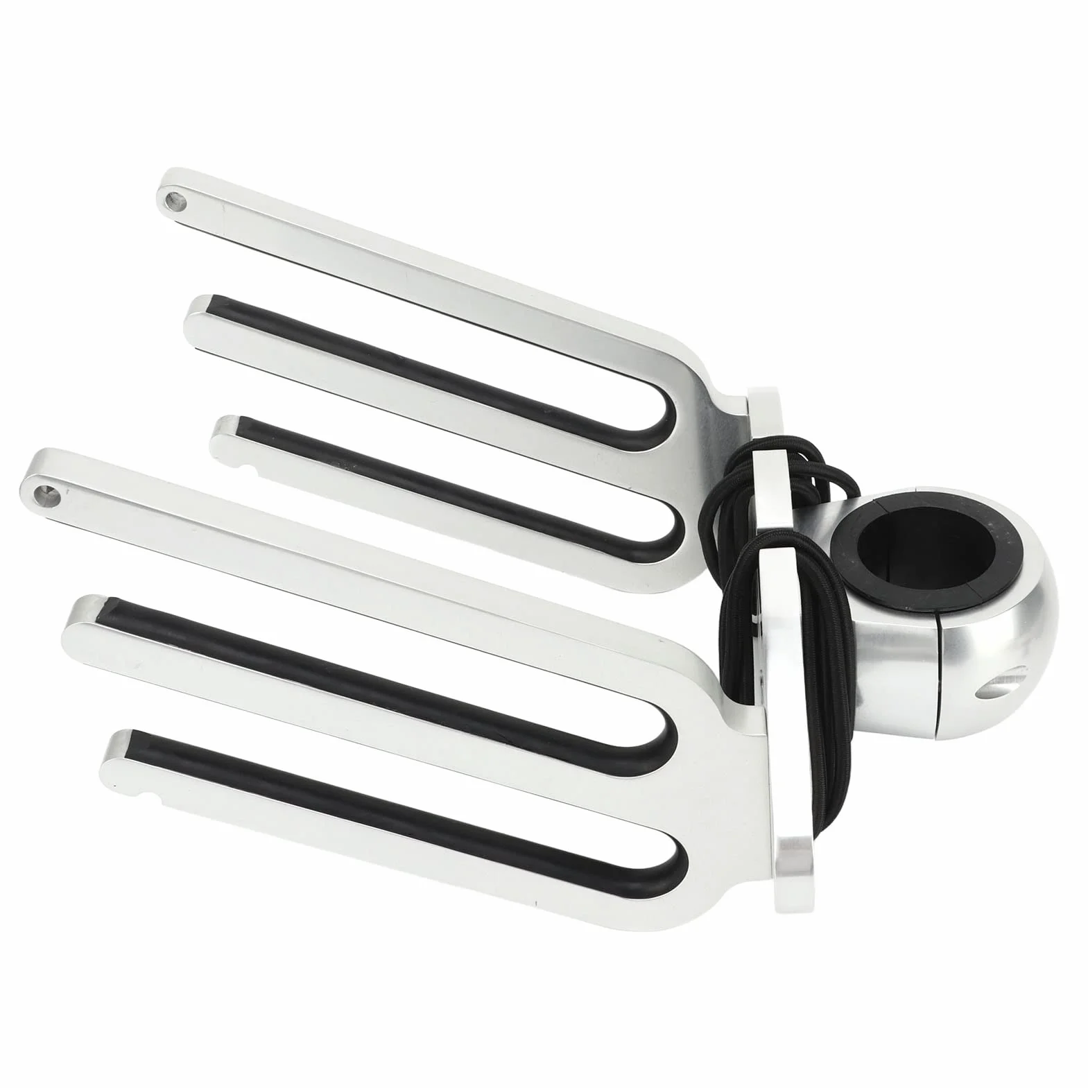 Wakeboard Rack 6061 Aviation Grade Aluminium Wakeboard Tower Rack Regulowany Kąt Uchwyt Wakeboarding Uchwyt Polerowany Stop Aluminium do Rur Zaciskowych 1,89 Cala 2,36 Cala 2,48