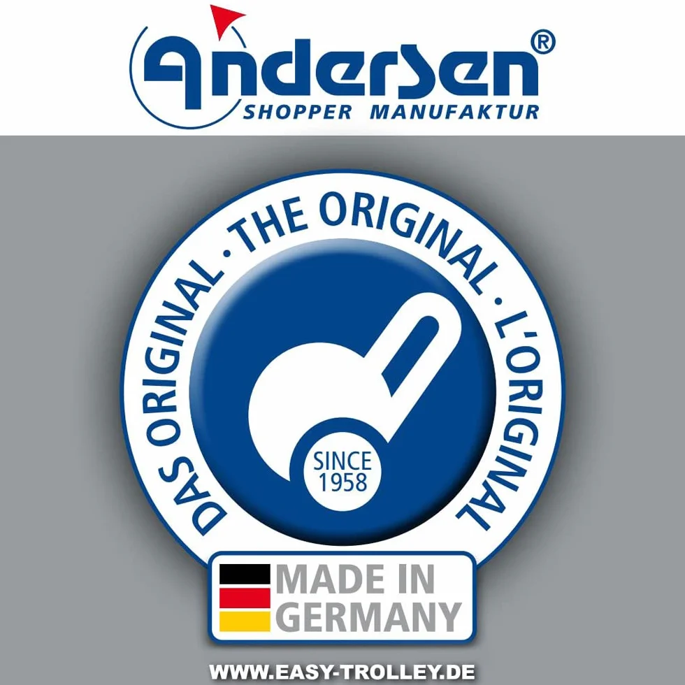 Andersen Shopper Manufaktur Sprzęgło EASYSNAP (A1) do wózka na zakupy i roweru (do bagażnika Pletscher) Czarny