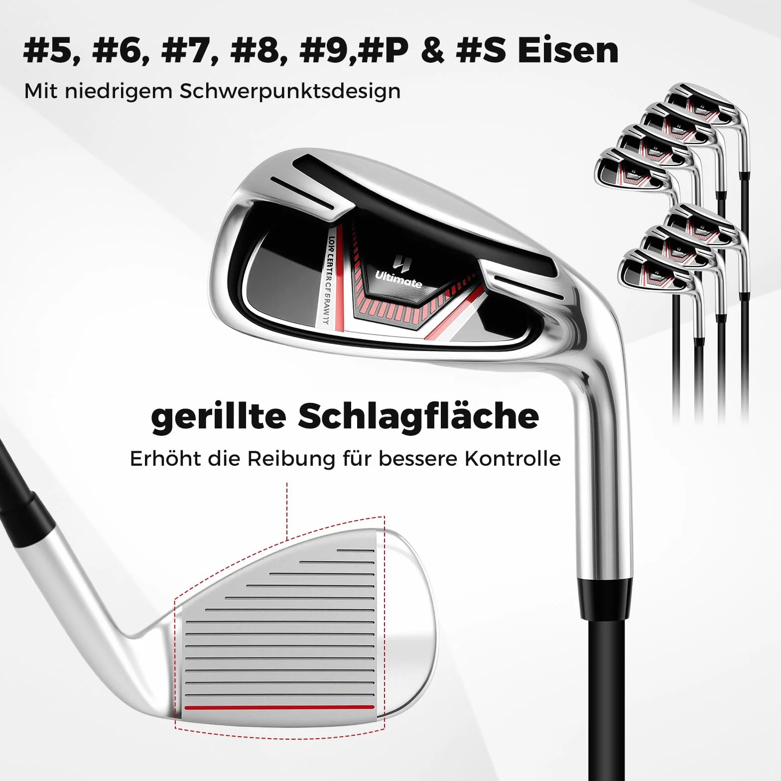 COSTWAY Kompletny zestaw damskich kijów golfowych, 9/11-częściowy zestaw kijów golfowych dla praworęcznych z osłoną przeciwdeszczową, zestaw do golfa z 1 Driver i 3 Fairway i 4 Hybrid & 6/7/8/9/P