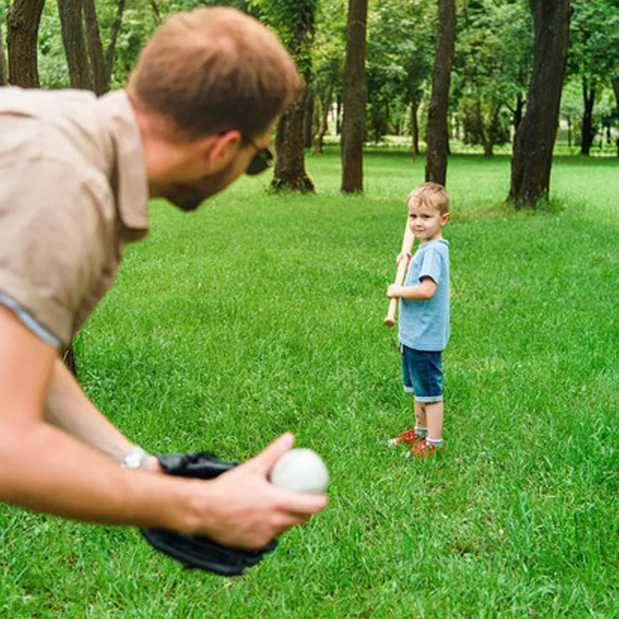 LeapBeast Profesjonalne baseball 20 cm, ręcznie szyte, baseballowe, twarde drewno/miękki rdzeń gumowy, piłki dla dorosłych, do treningu młodzieży, profesjonalne gry w baseball (2 szt., miękka piłka)