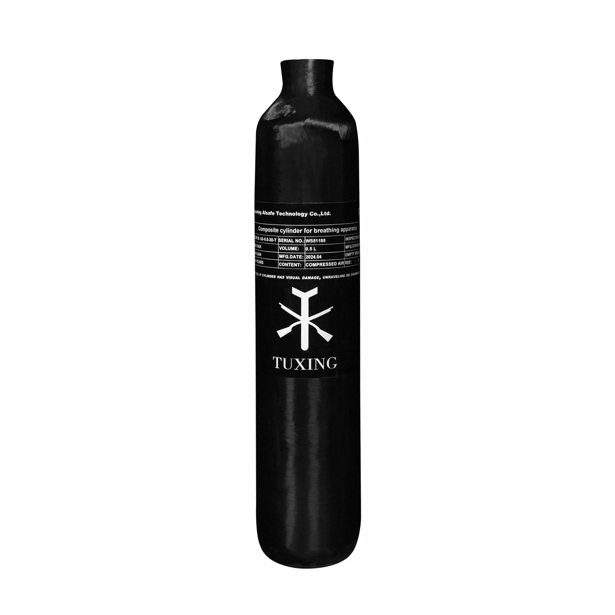 PCP 4500psi Wysokociśnieniowy cylinder kompozytowy z włókna węglowego Air Tank