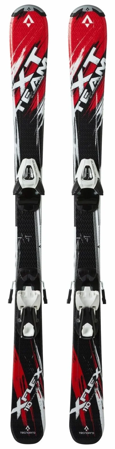 TECNOPRO Zestaw narciarski dla dzieci Xt Team Jr. Ntc45/Ntl75 narty dziecięce